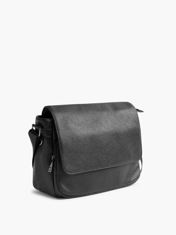 Black Shoulder Bag, No Color, large image number 0