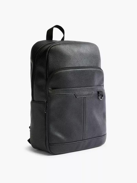 AM SHOE - Black Leather Backpack