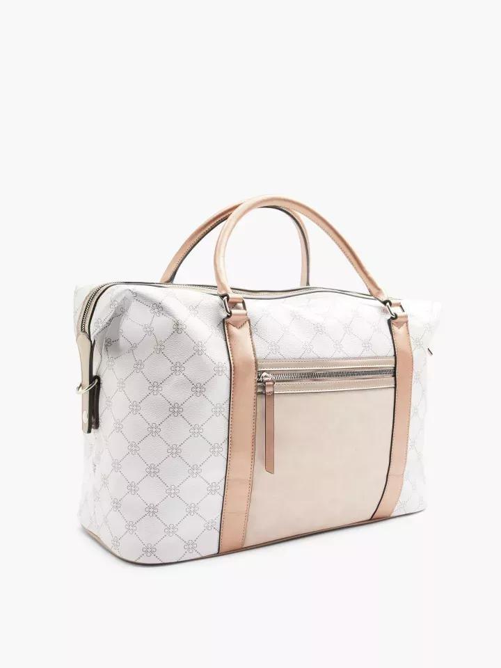 Beige Monogram Handbag, No Color, large image number 1