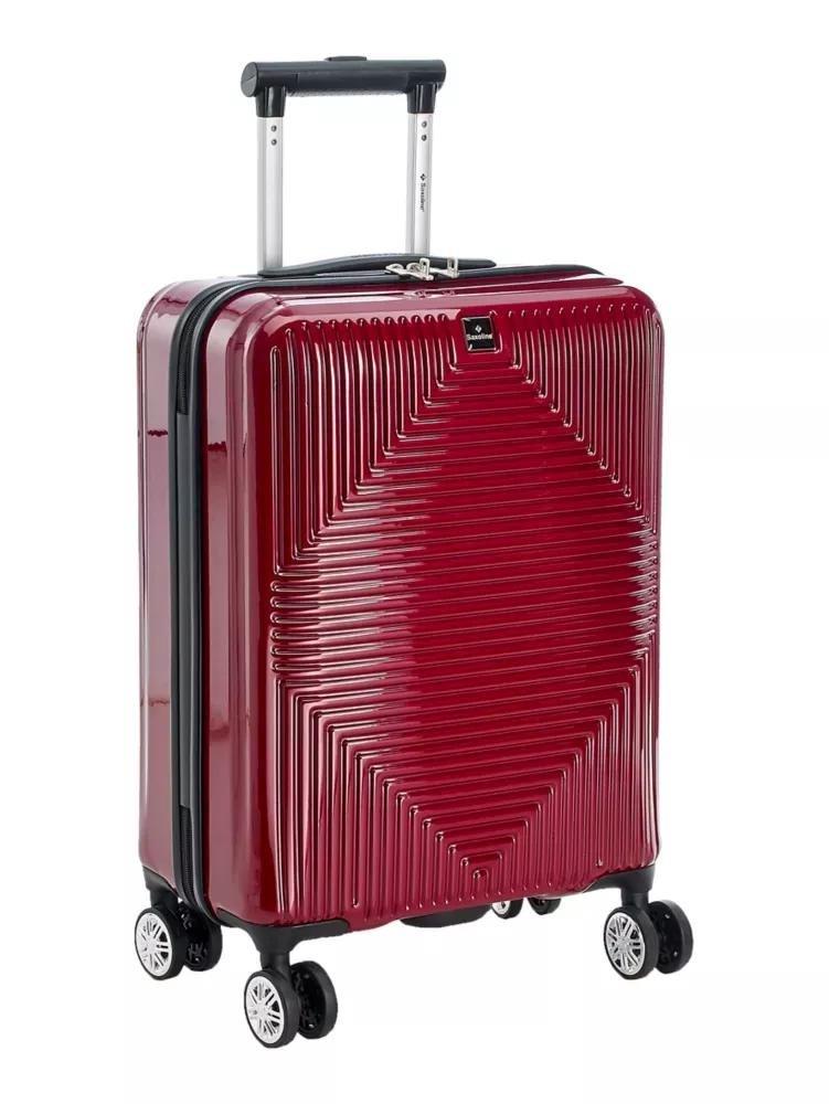 Claret Red Travel Suitcase, Unisex, No Color, large image number 1