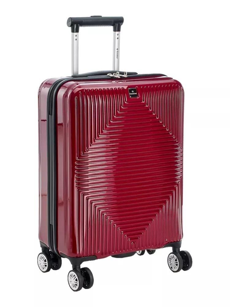 saxoline - Claret Red Travel Suitcase, Unisex