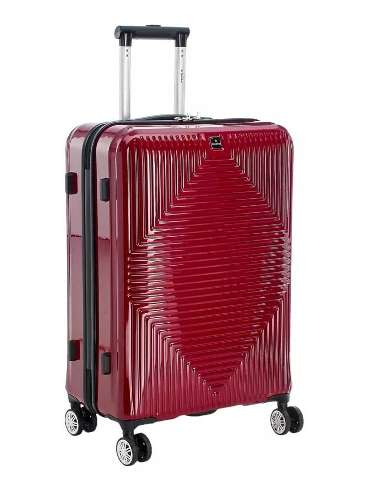 Claret Red Travel Suitcase, Unisex, No Color, large image number 1