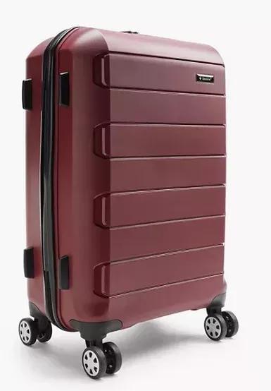 Red 4-Wheels Suitcases, No Color, large image number 0