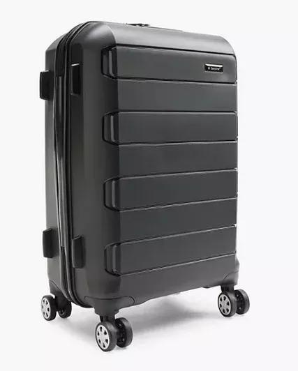 Black 4-Wheels Suitcases, No Color, large image number 0