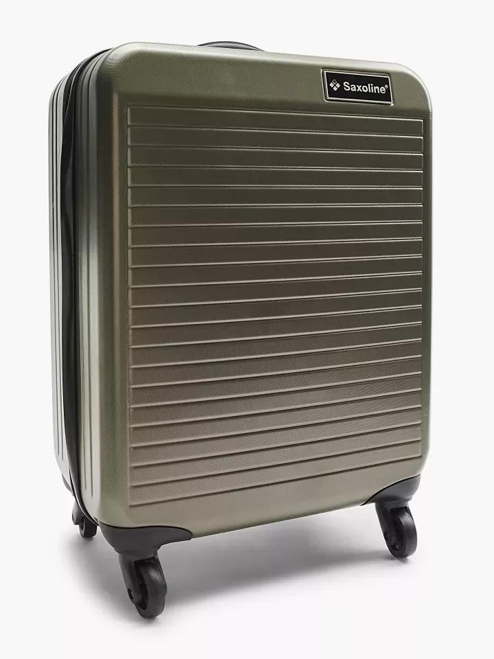 Khaki 4-Wheel Hard Suitcase, No Color, large image number 0