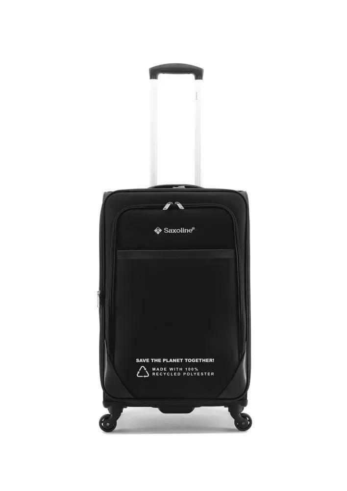 Black Travel Suitcase, No Color, large image number 1