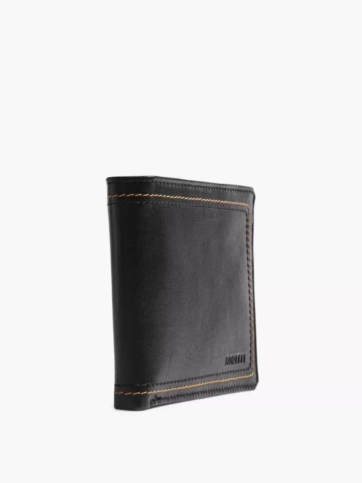 Black Leather Wallet, No Color, large image number 0