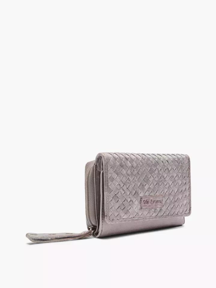 Purple Leather Wallets, No Color, large image number 0