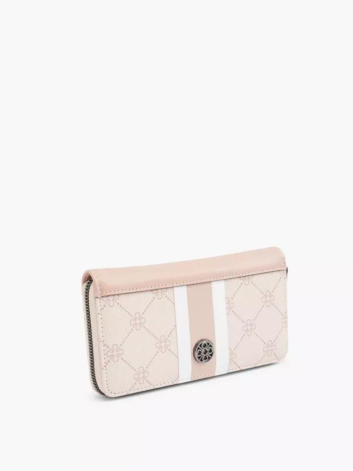 Pink Leather Wallet, No Color, large image number 0