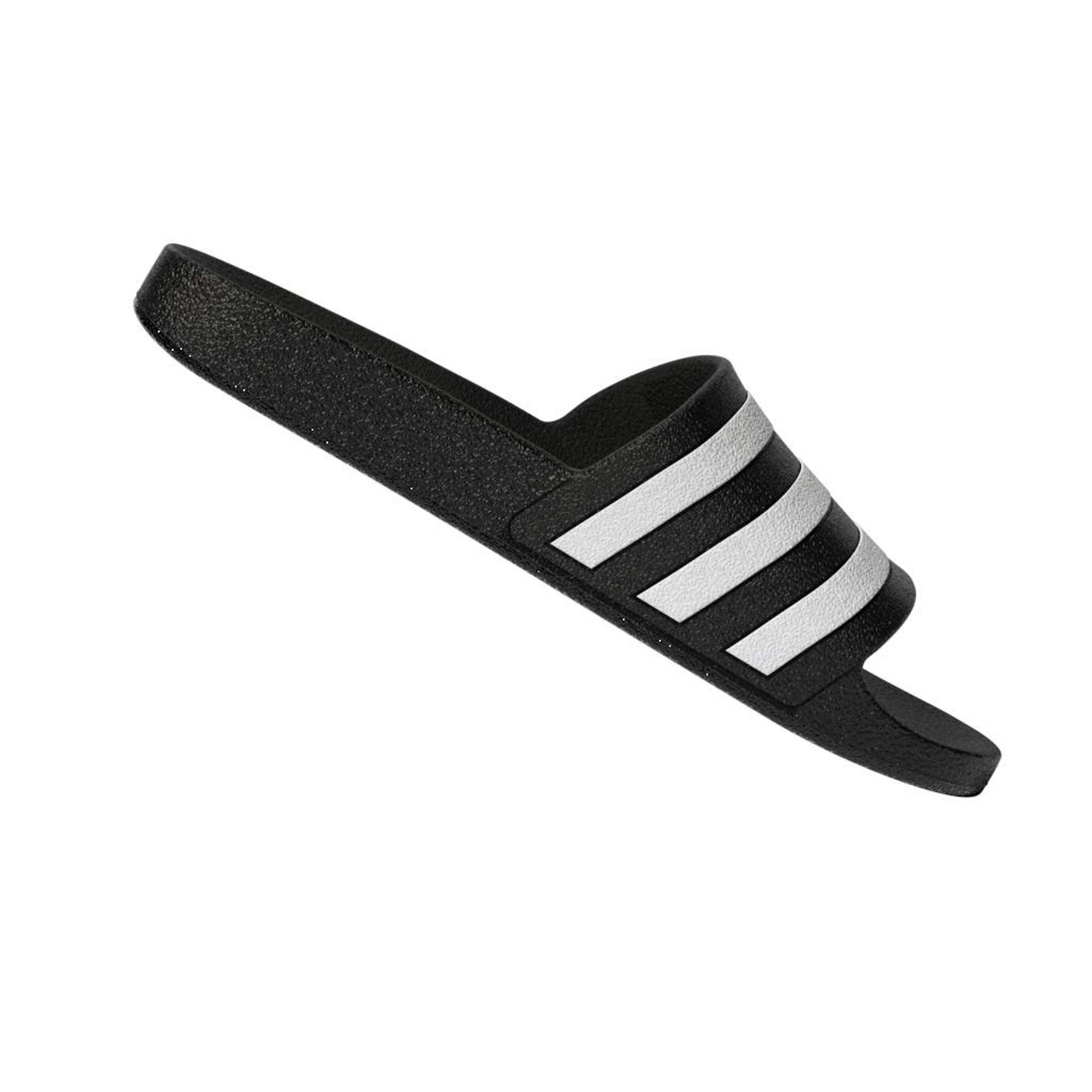 Black Adilette Aqua Slides, , large image number 2