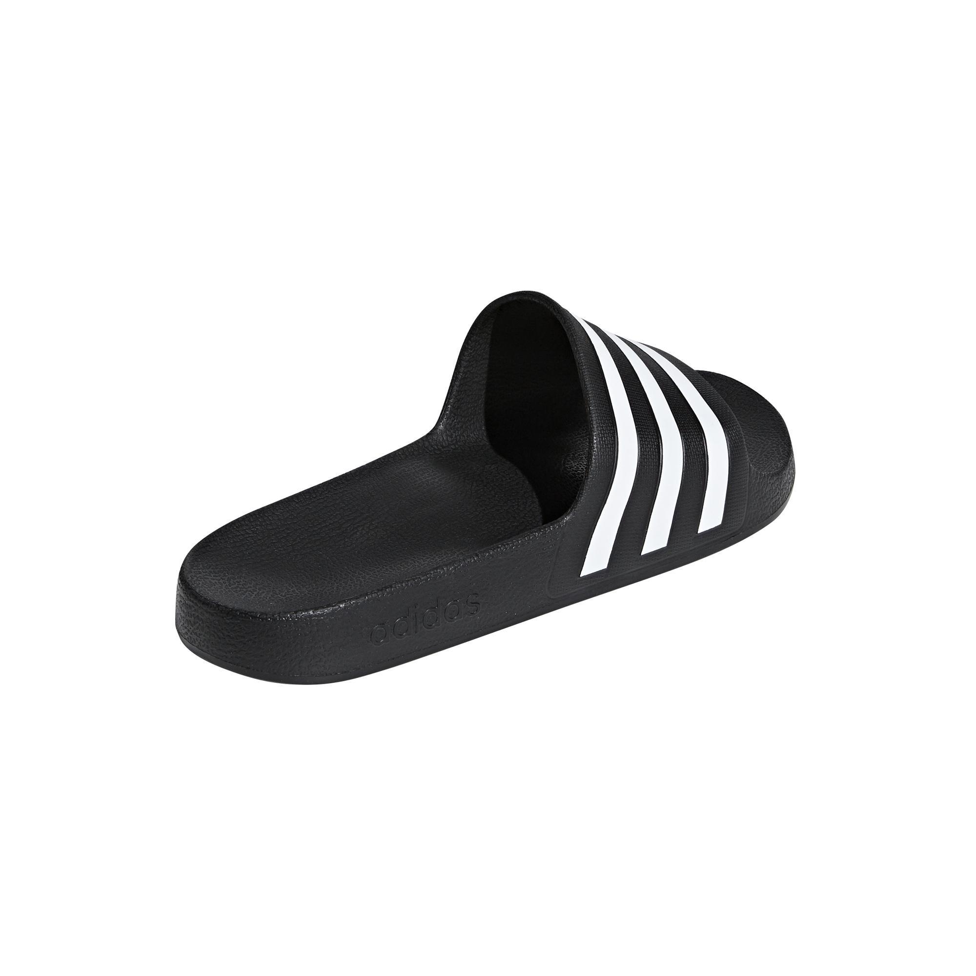Black Adilette Aqua Slides, , large image number 3