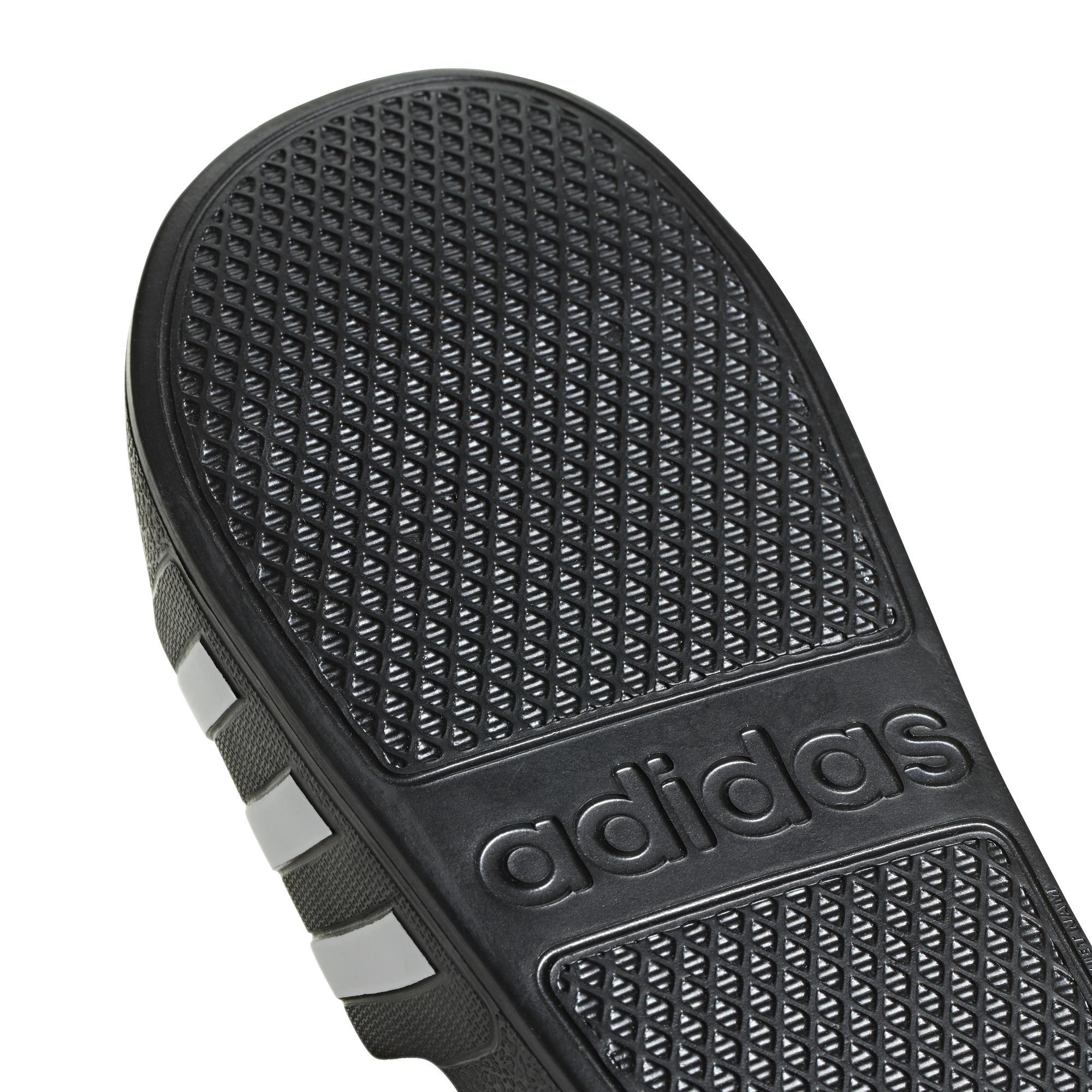 Black Adilette Aqua Slides, , large image number 8