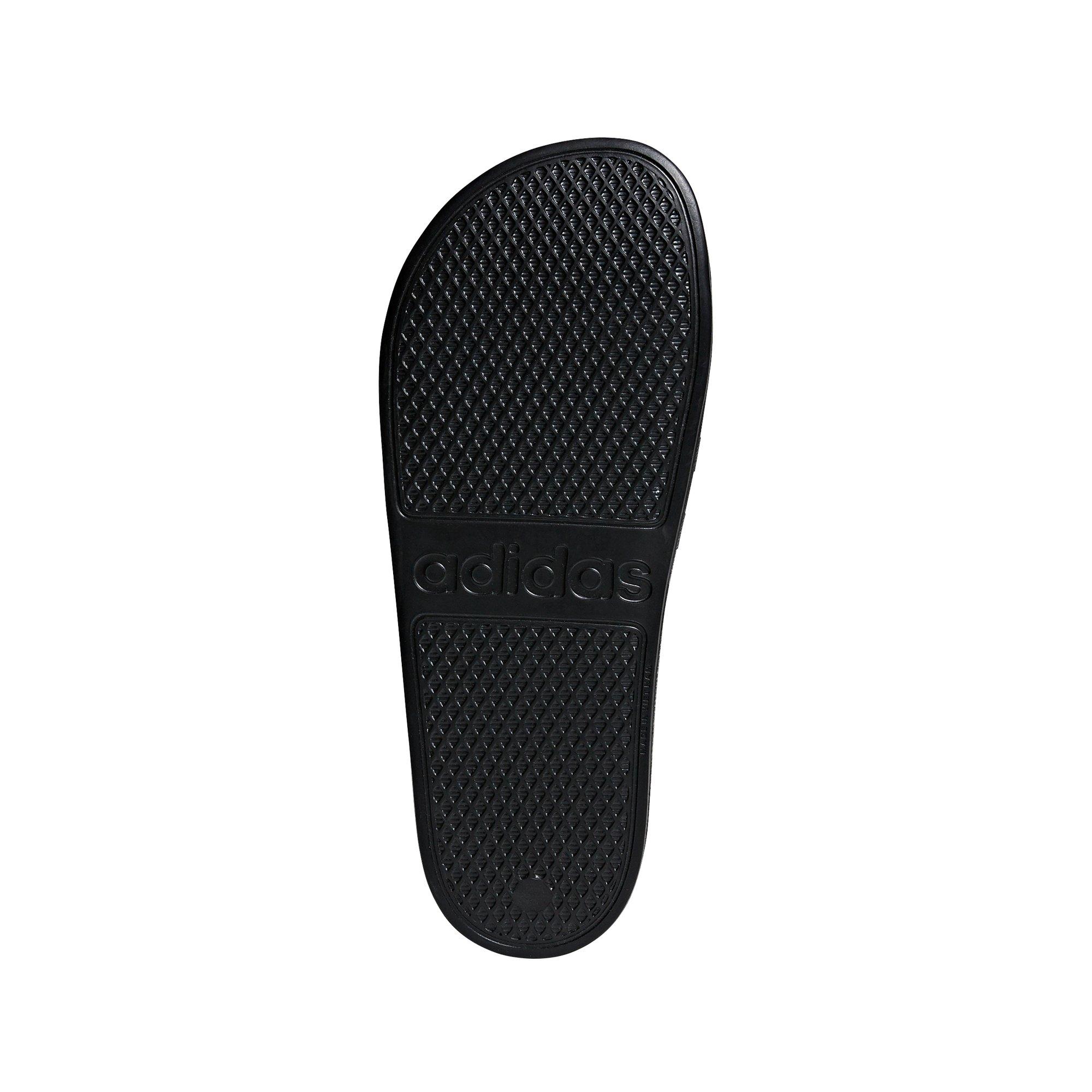 Black Adilette Aqua Slides, , large image number 9