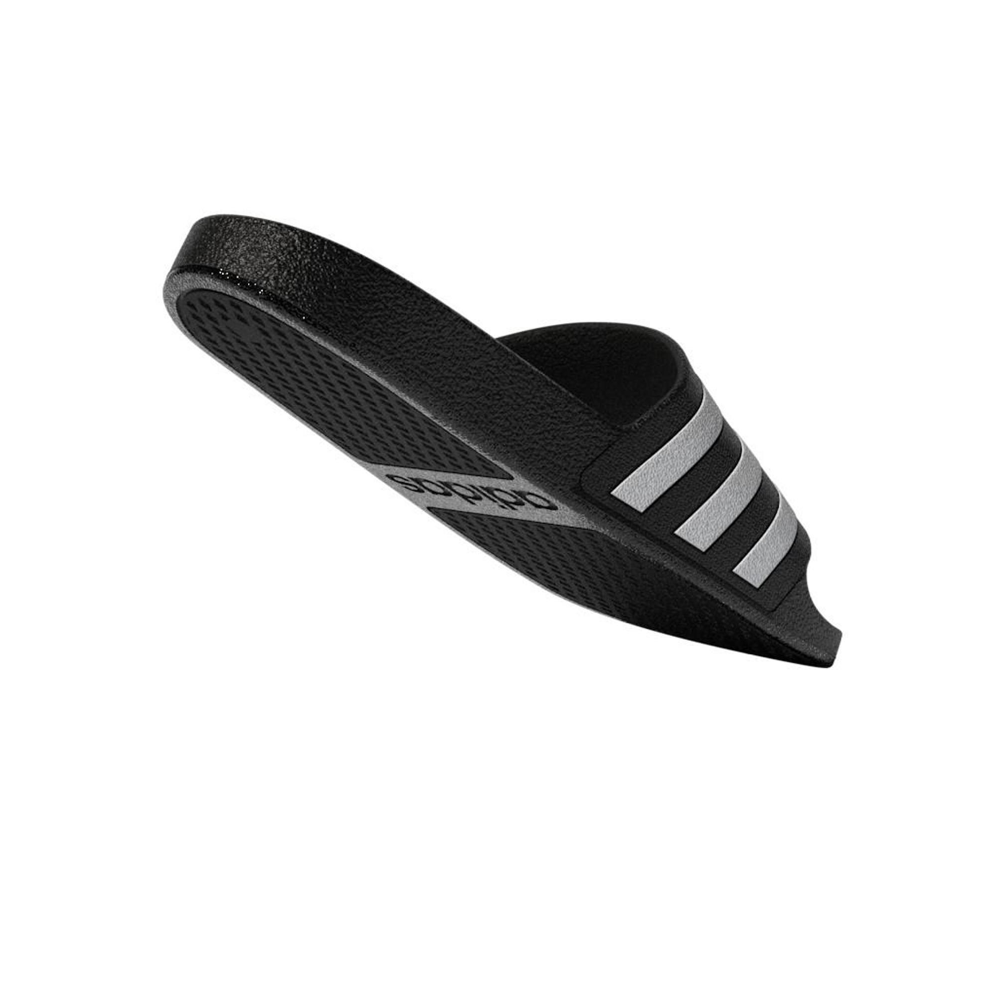 Black Adilette Aqua Slides, , large image number 13