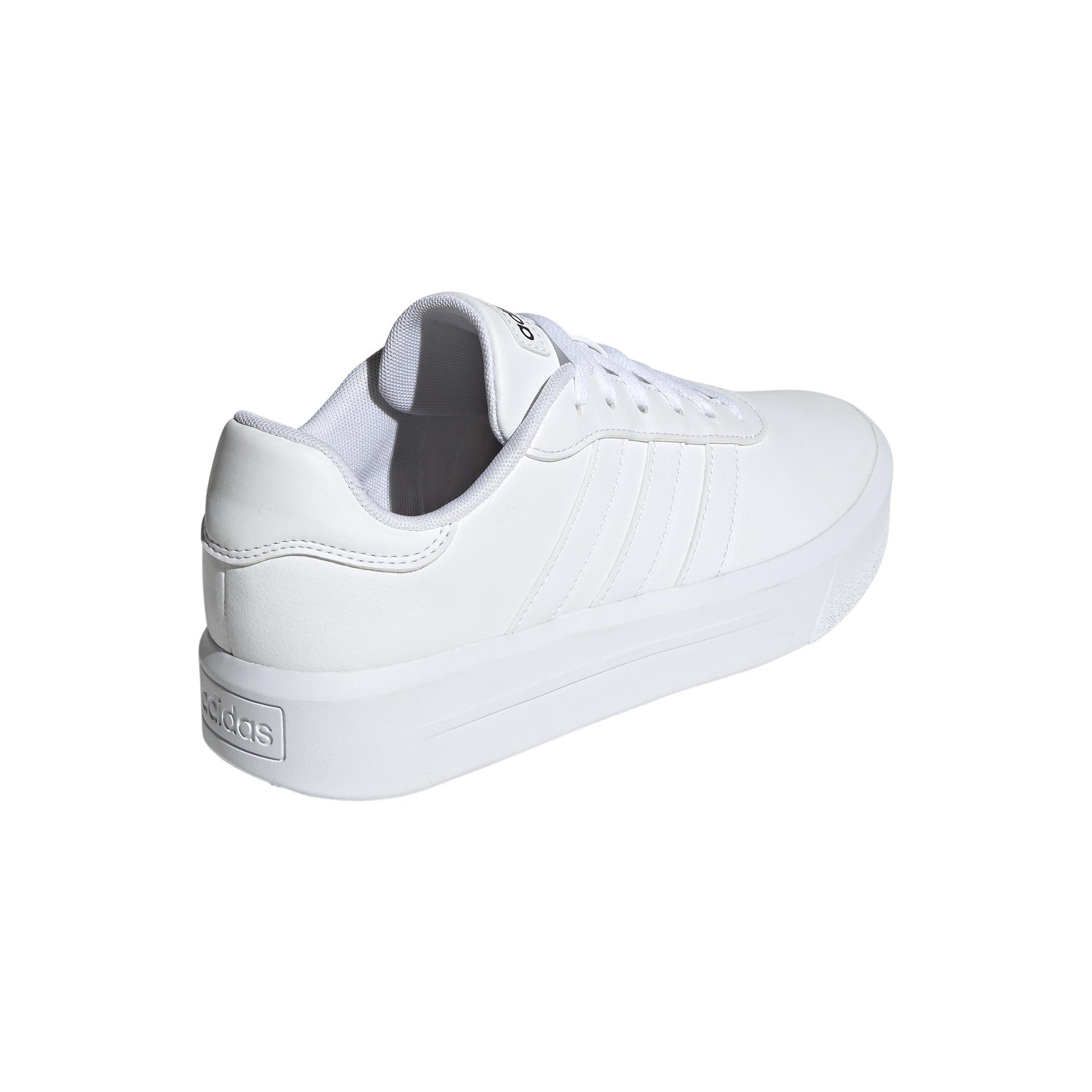 White Court Platform Sneakers, , large image number 3