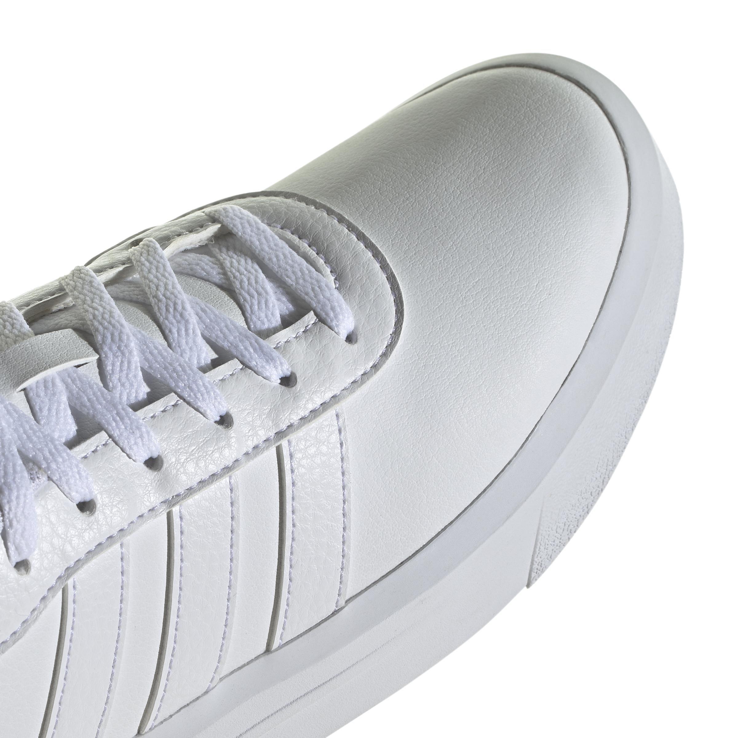 White Court Platform Sneakers, , large image number 4