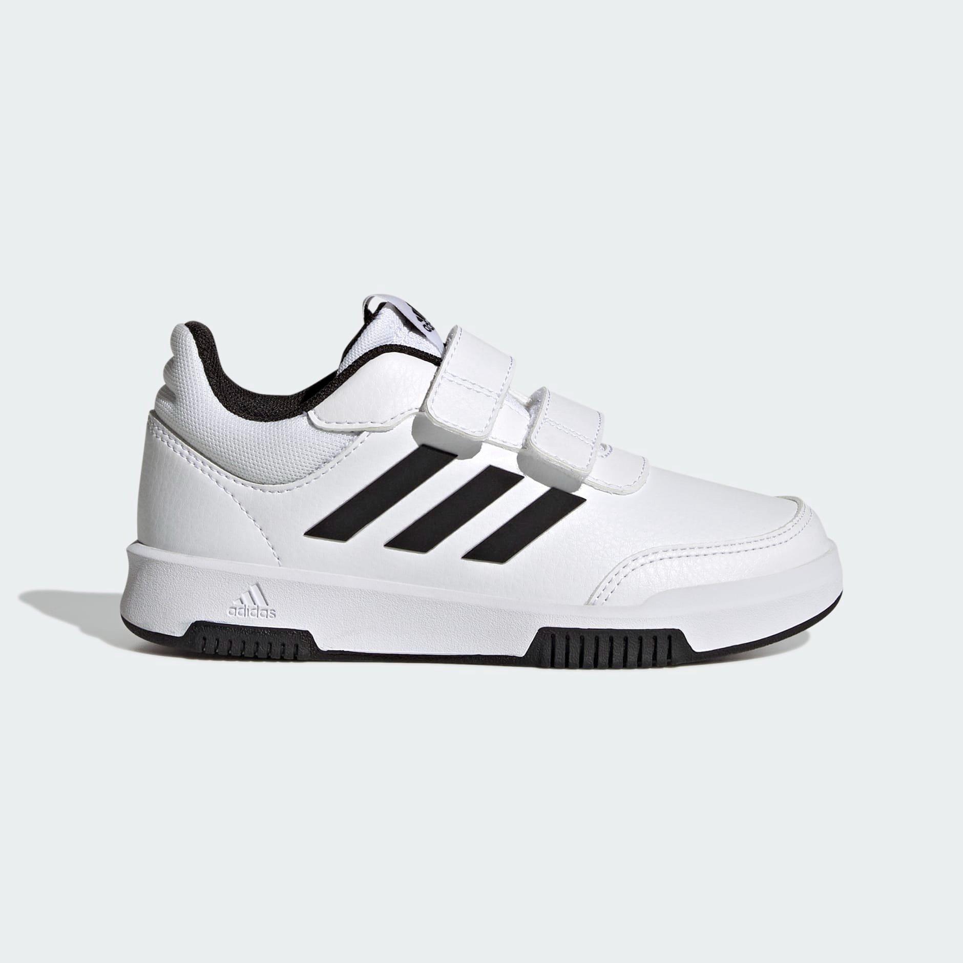 White Tensaur Hook And Loop Shoes, Kids Unisex, , large image number 0