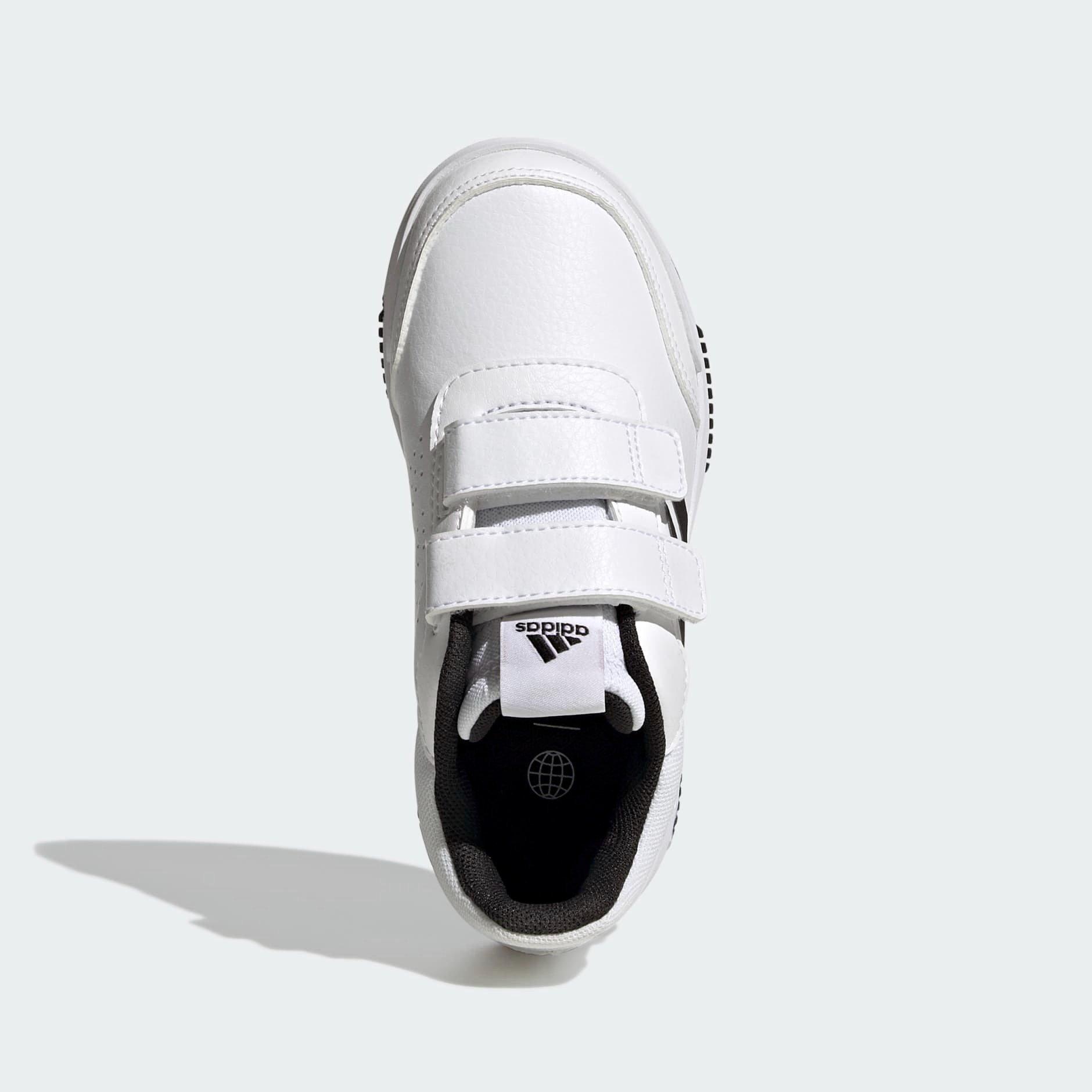 White Tensaur Hook And Loop Shoes, Kids Unisex, , large image number 1
