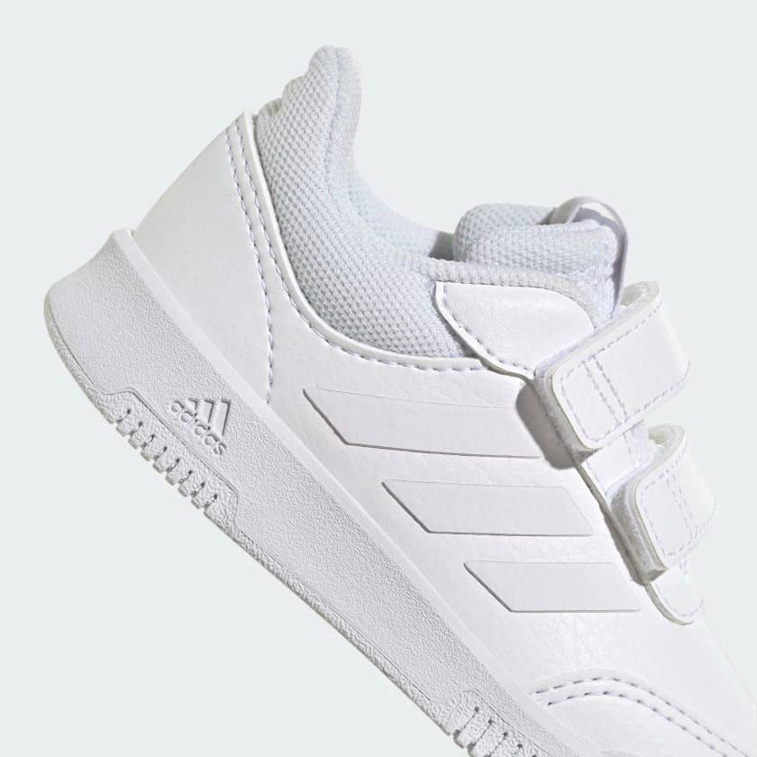 White Hook And Loop Shoes, Kids Unisex, , large image number 2