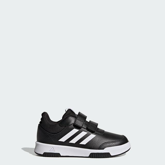 Black Hook-And-Loop Trainers, Kids Unisex, , large image number 1