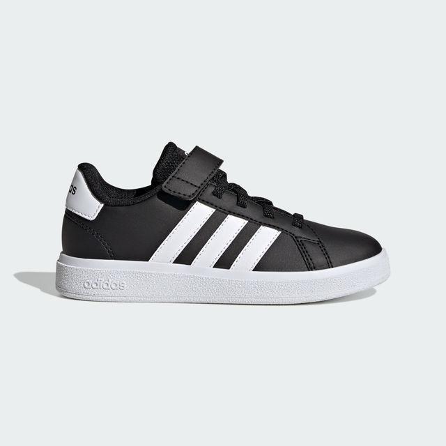Black Court Classic Sneakers, Kids Unisex, , large image number 0