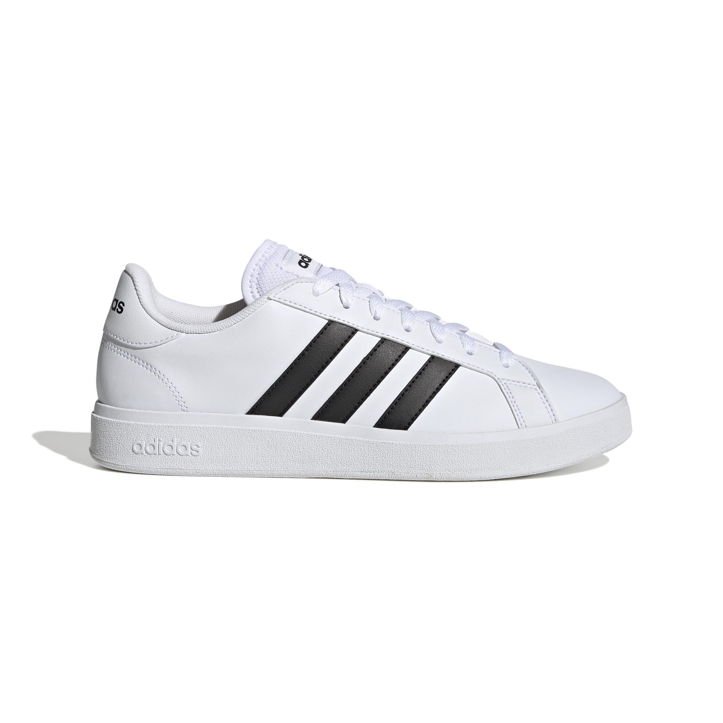 White Grand Court Casual Shoes, , large image number 0