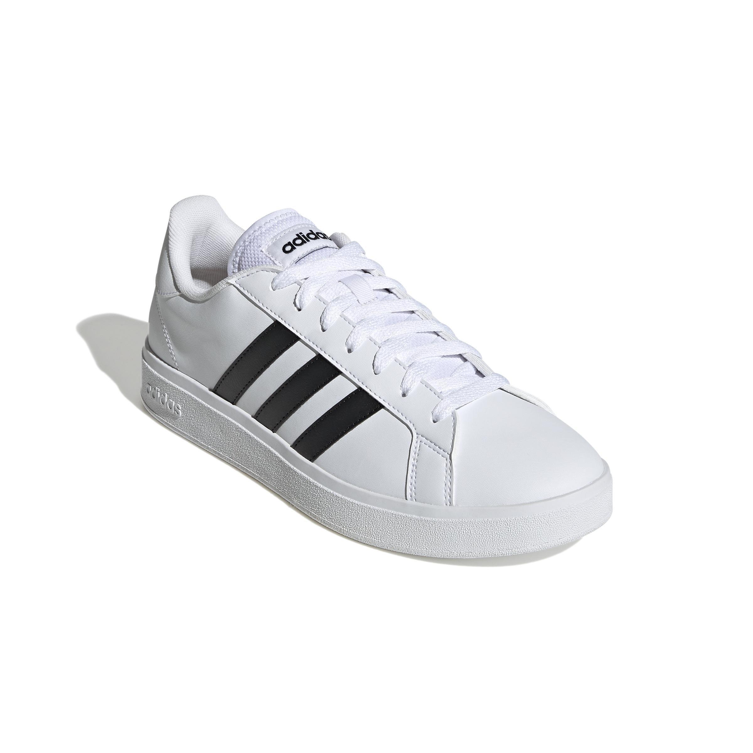 White Grand Court Casual Shoes, , large image number 1