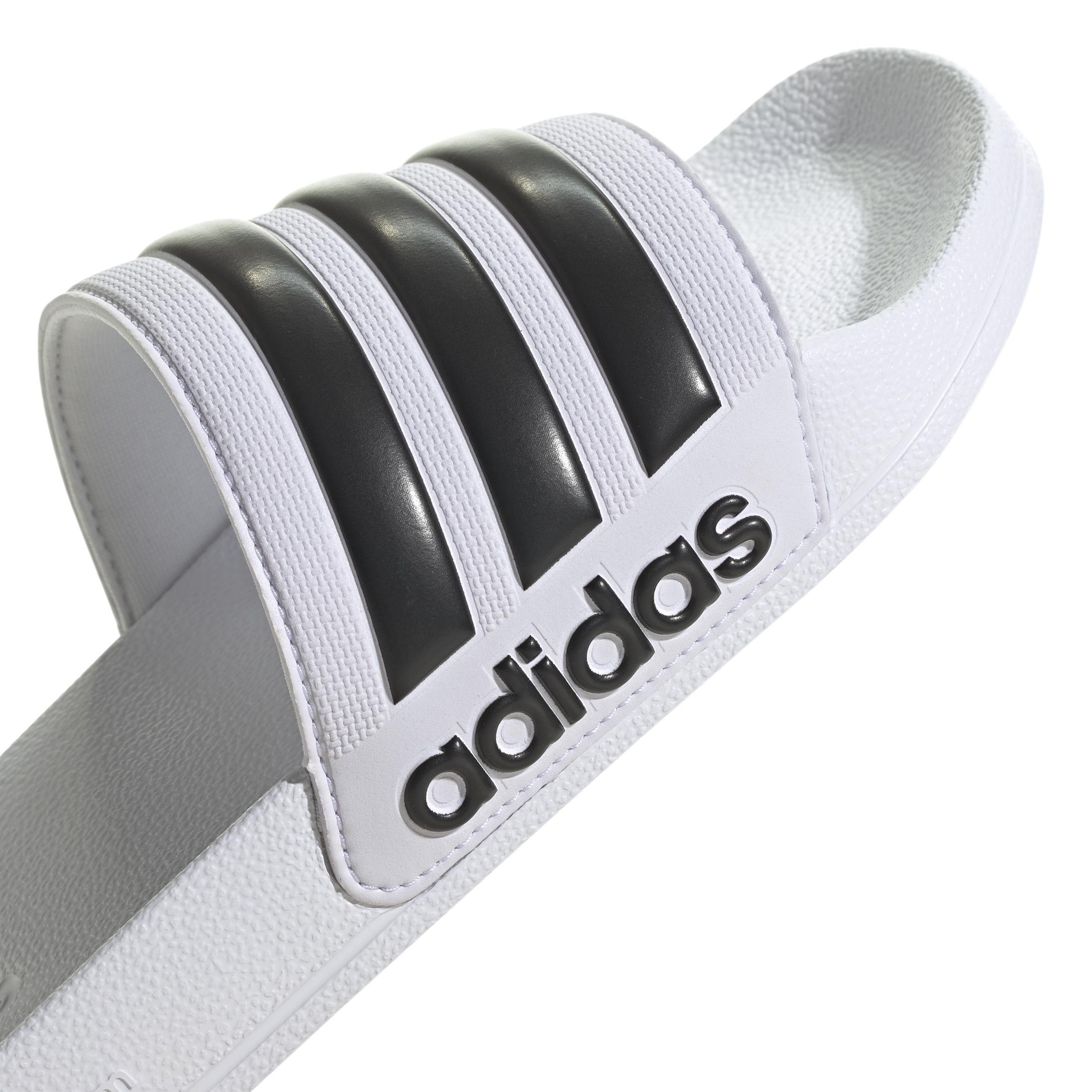 White Adilette Comfort Slides, , large image number 5