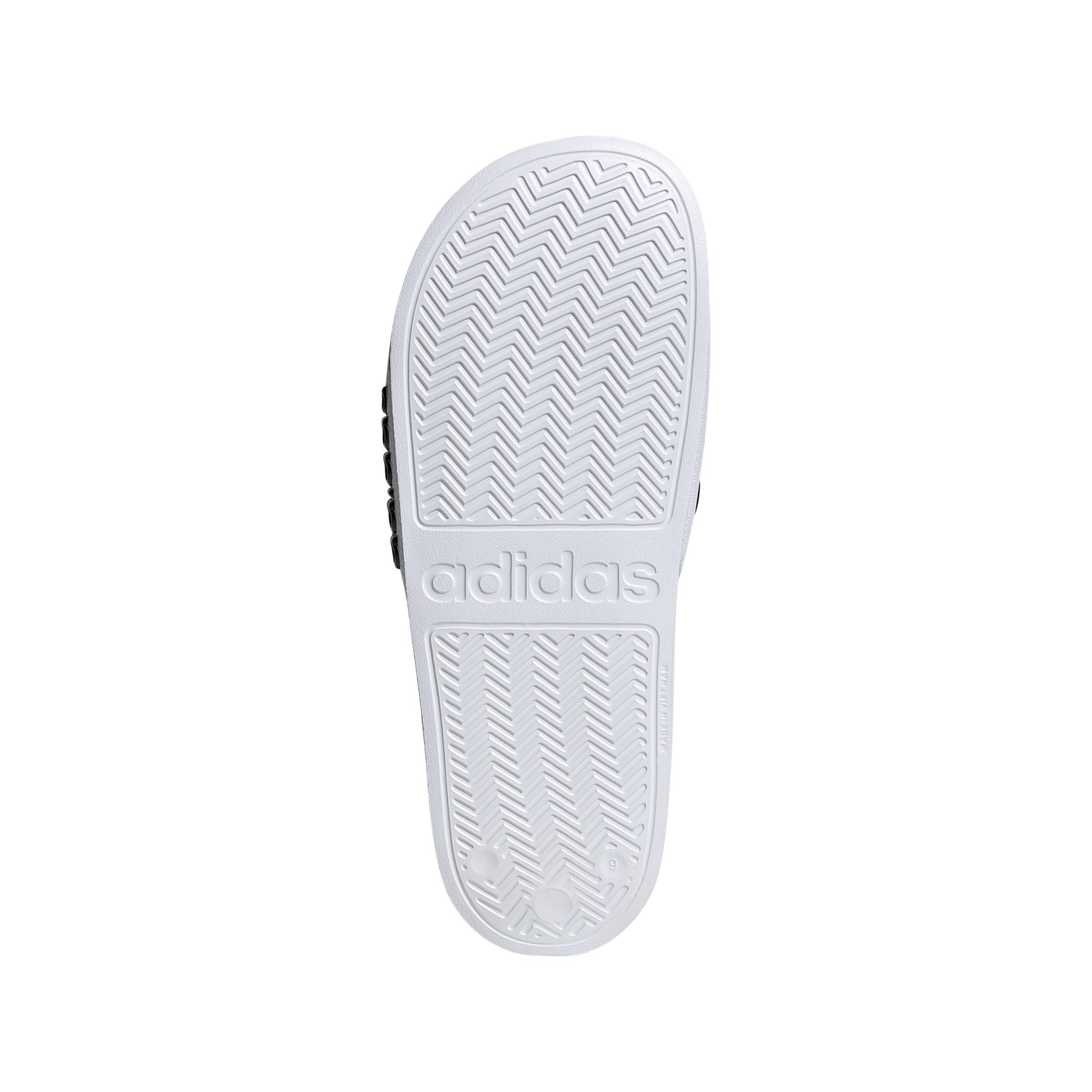 White Adilette Comfort Slides, , large image number 9