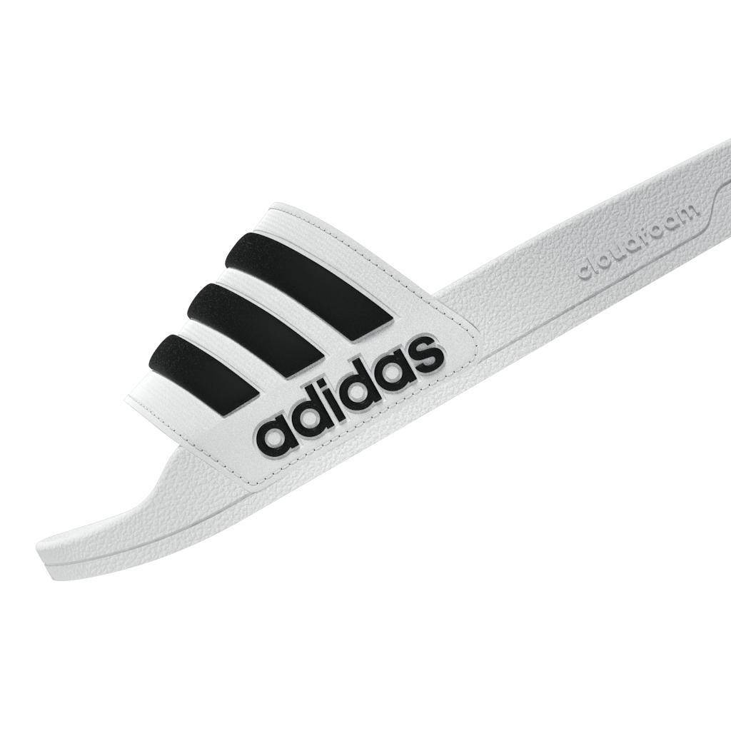White Adilette Comfort Slides, , large image number 11