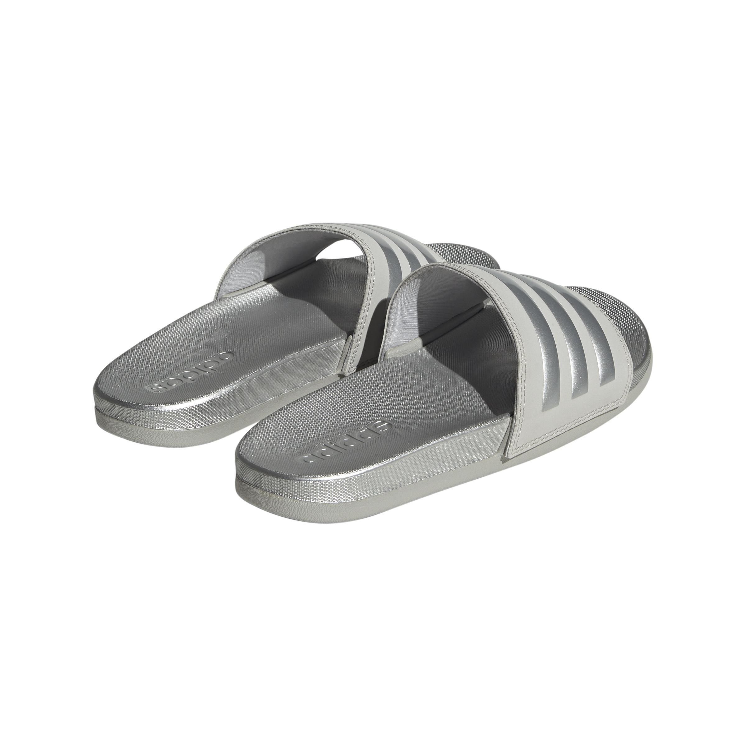 Grey Adilette Comfort Slides, , large image number 3