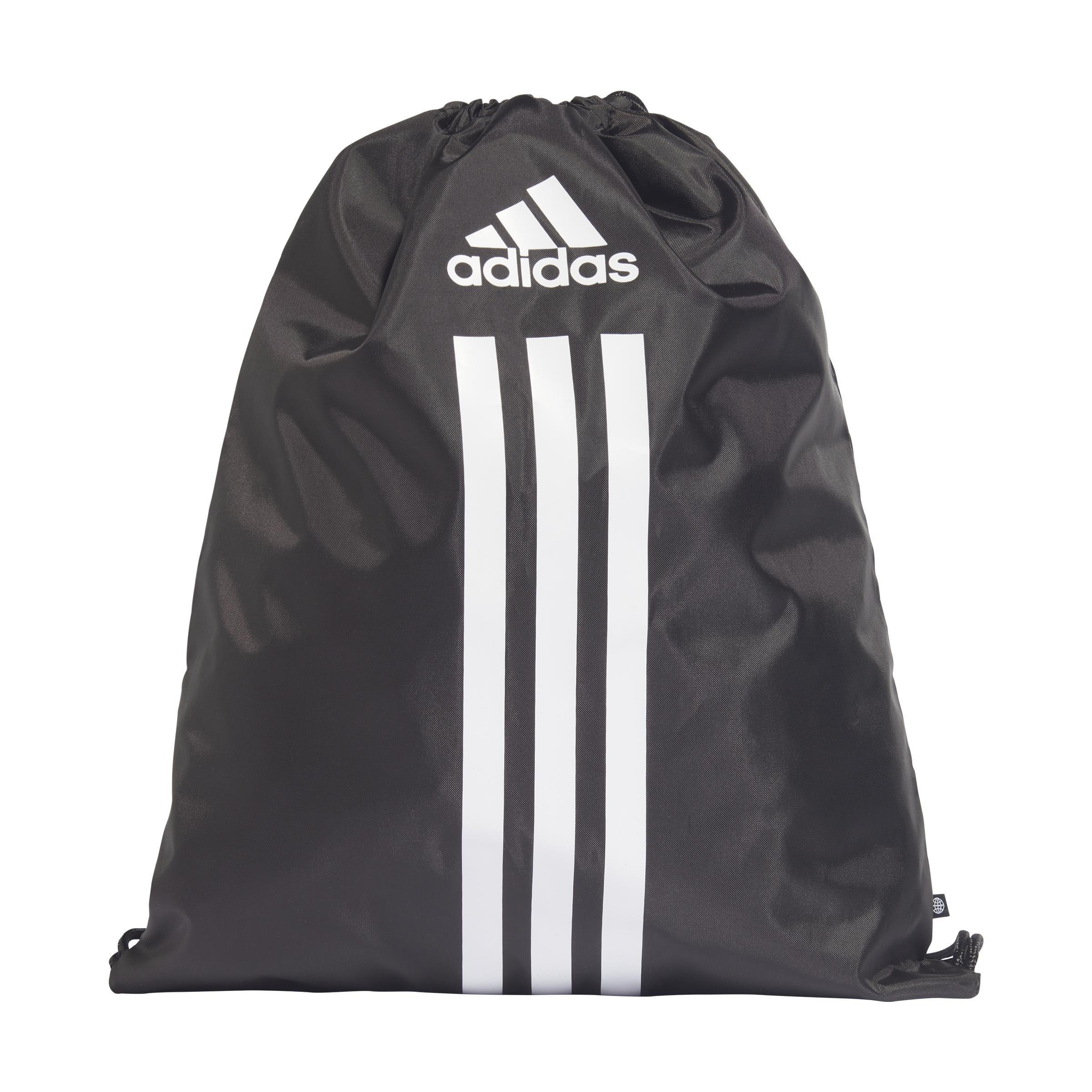 Black Power Gym Sack, No Color, large image number 0