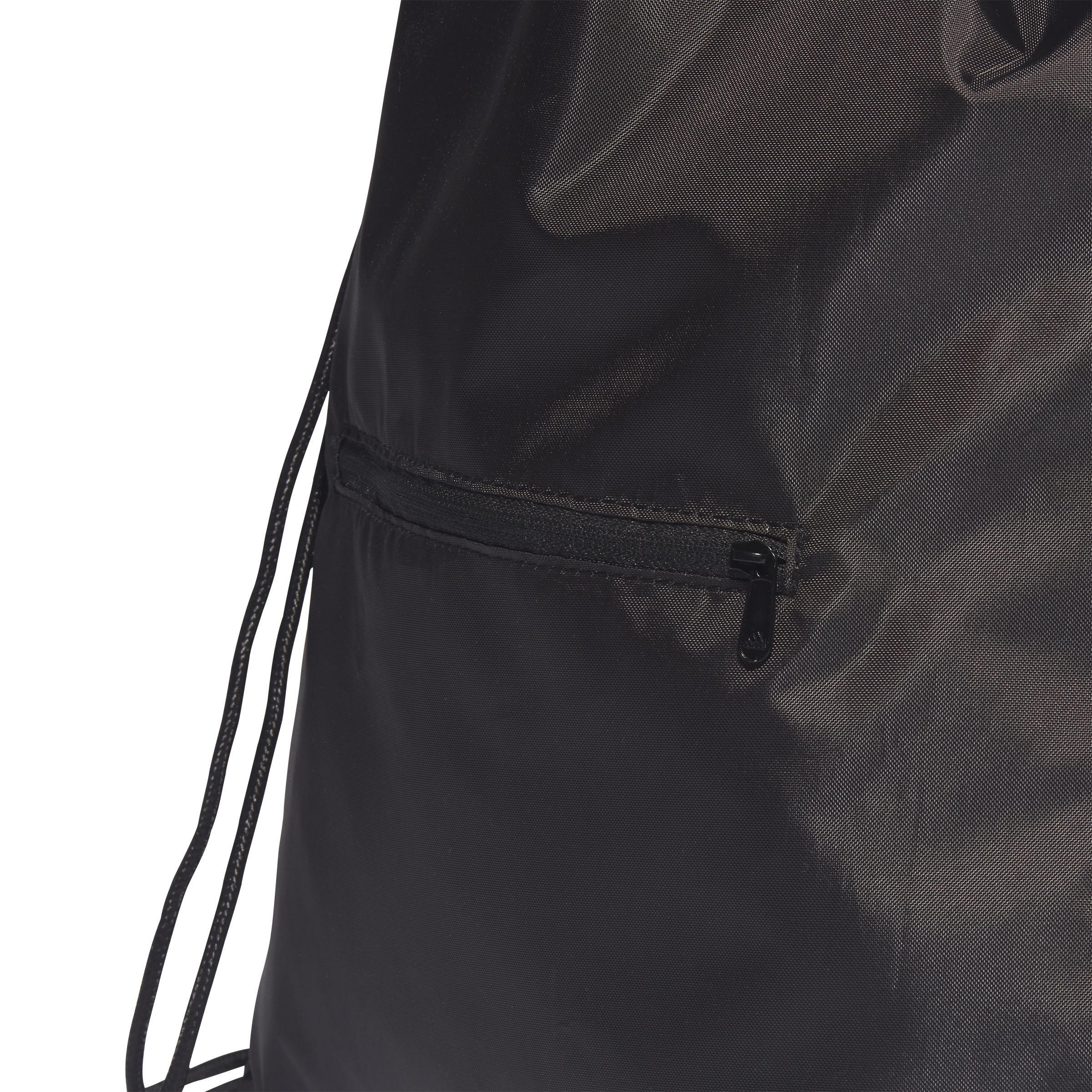 Black Power Gym Sack, No Color, large image number 3