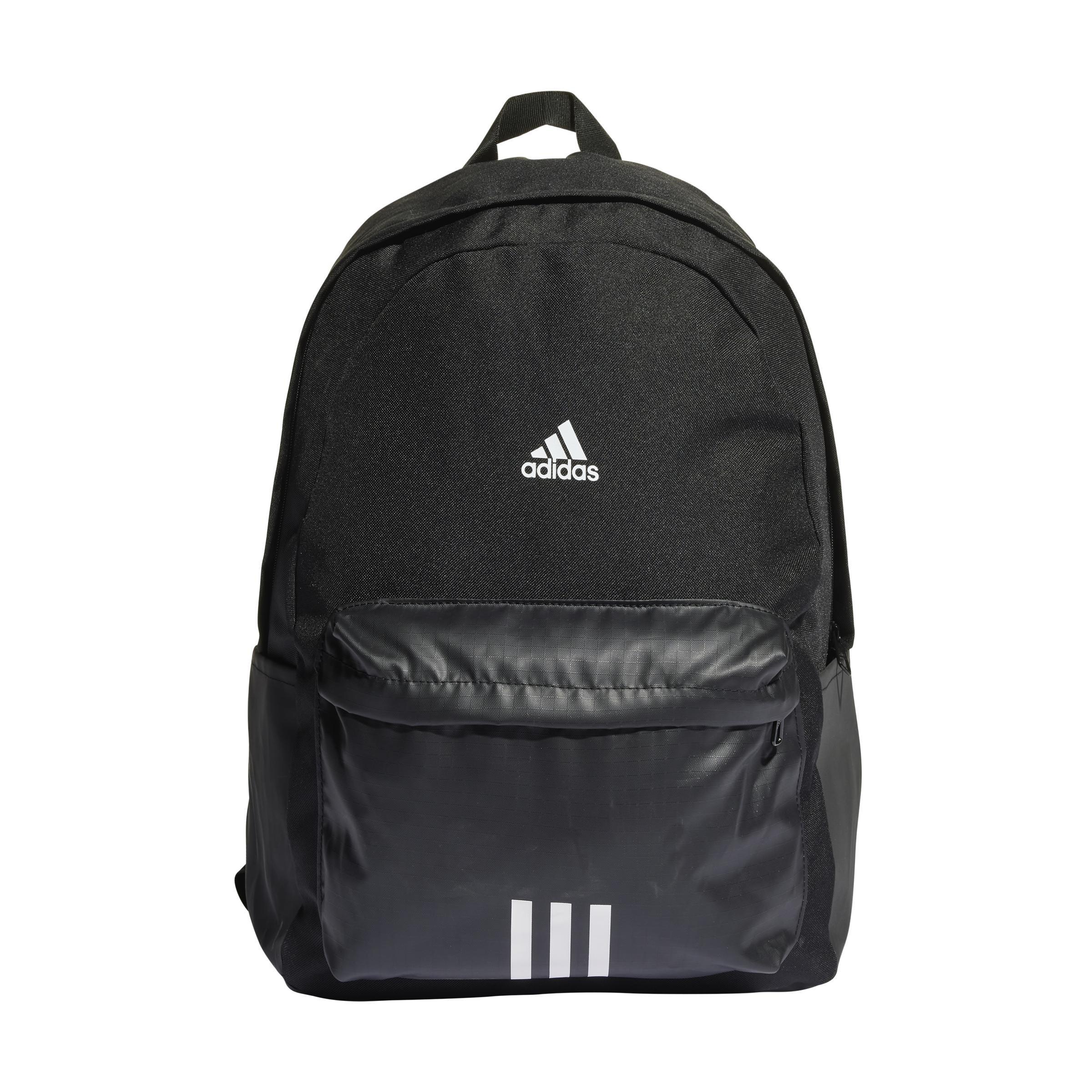 Black Classic Badge Backpack, No Color, large image number 3