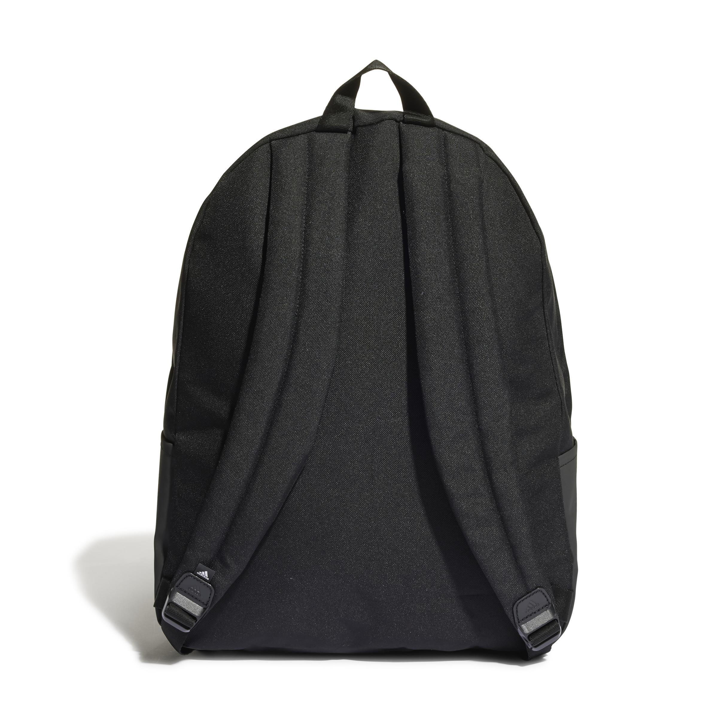 Black Classic Badge Backpack, No Color, large image number 6