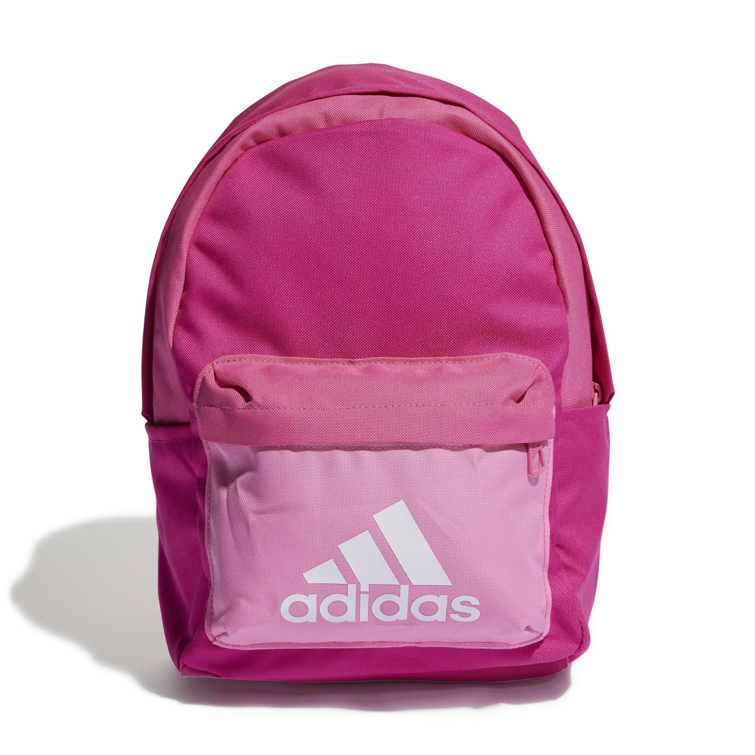 Pink Adidas Logo Backpack Kids Girls, No Color, large image number 0