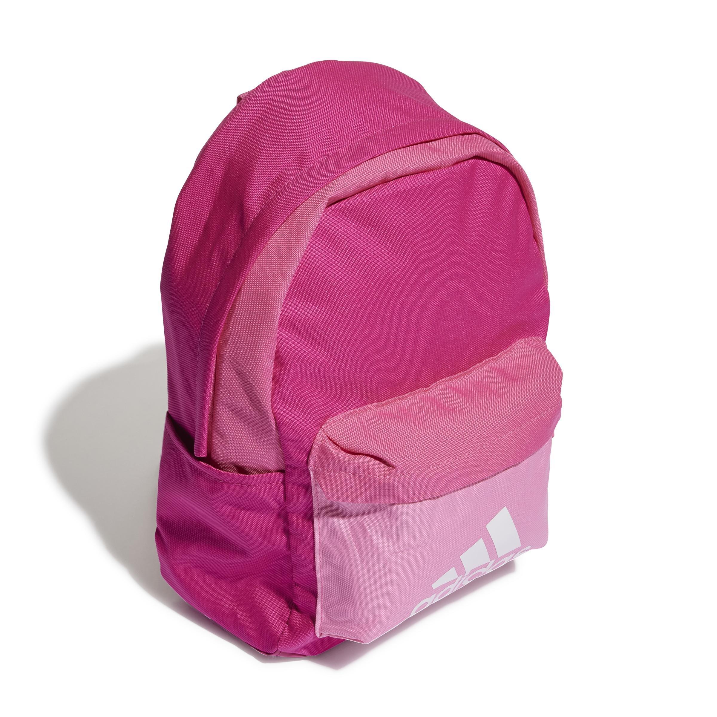 Pink Adidas Logo Backpack Kids Girls, No Color, large image number 1