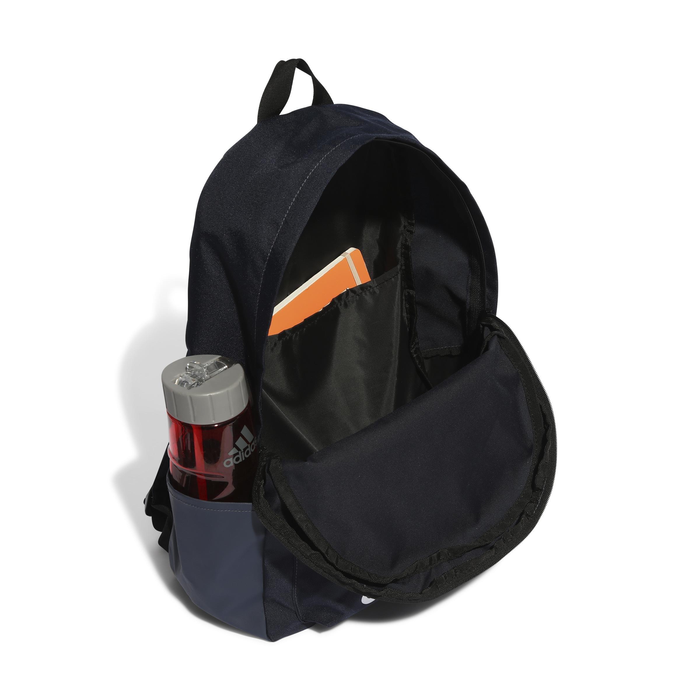 Black Classic Badge Backpack, No Color, large image number 1