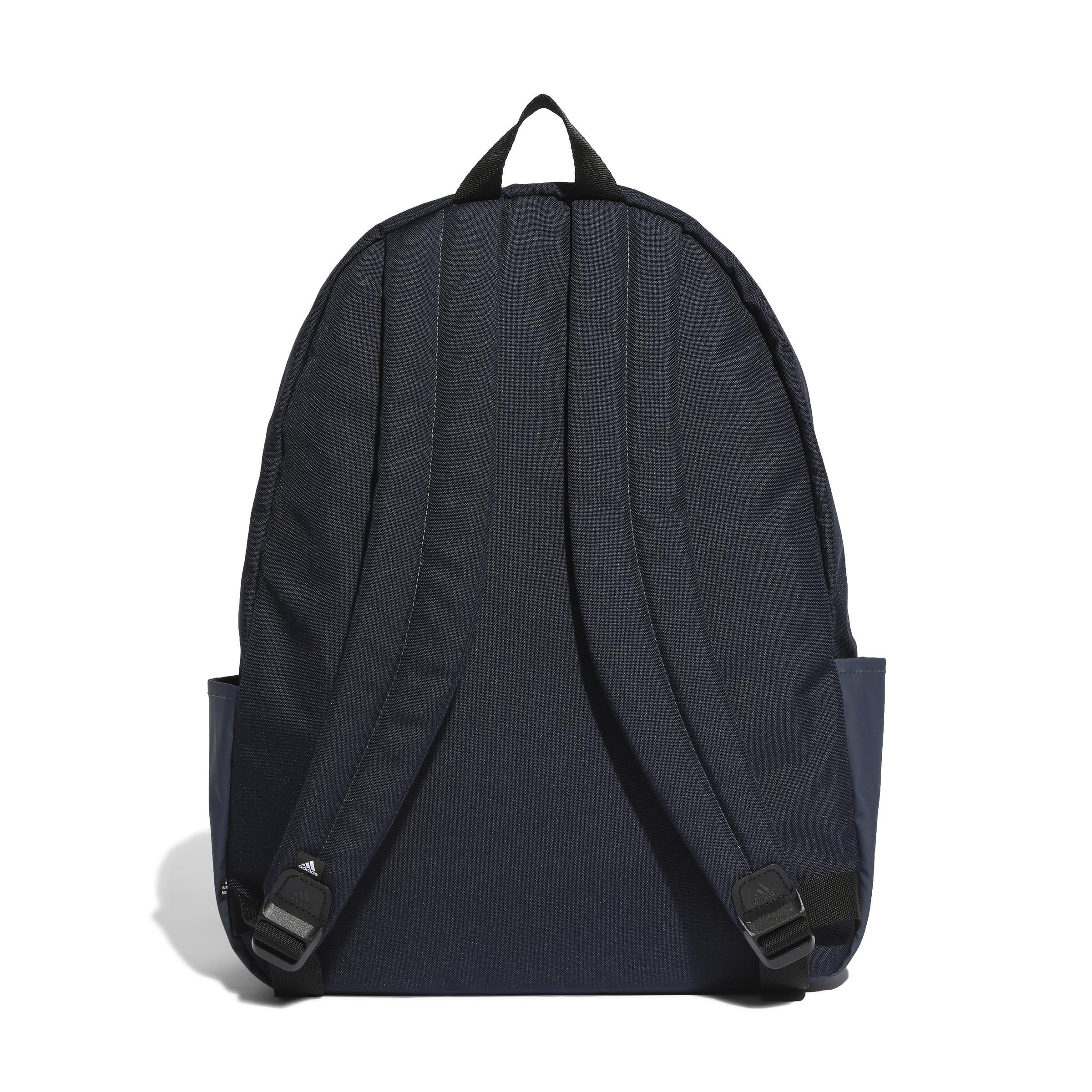 Black Classic Badge Backpack, No Color, large image number 3