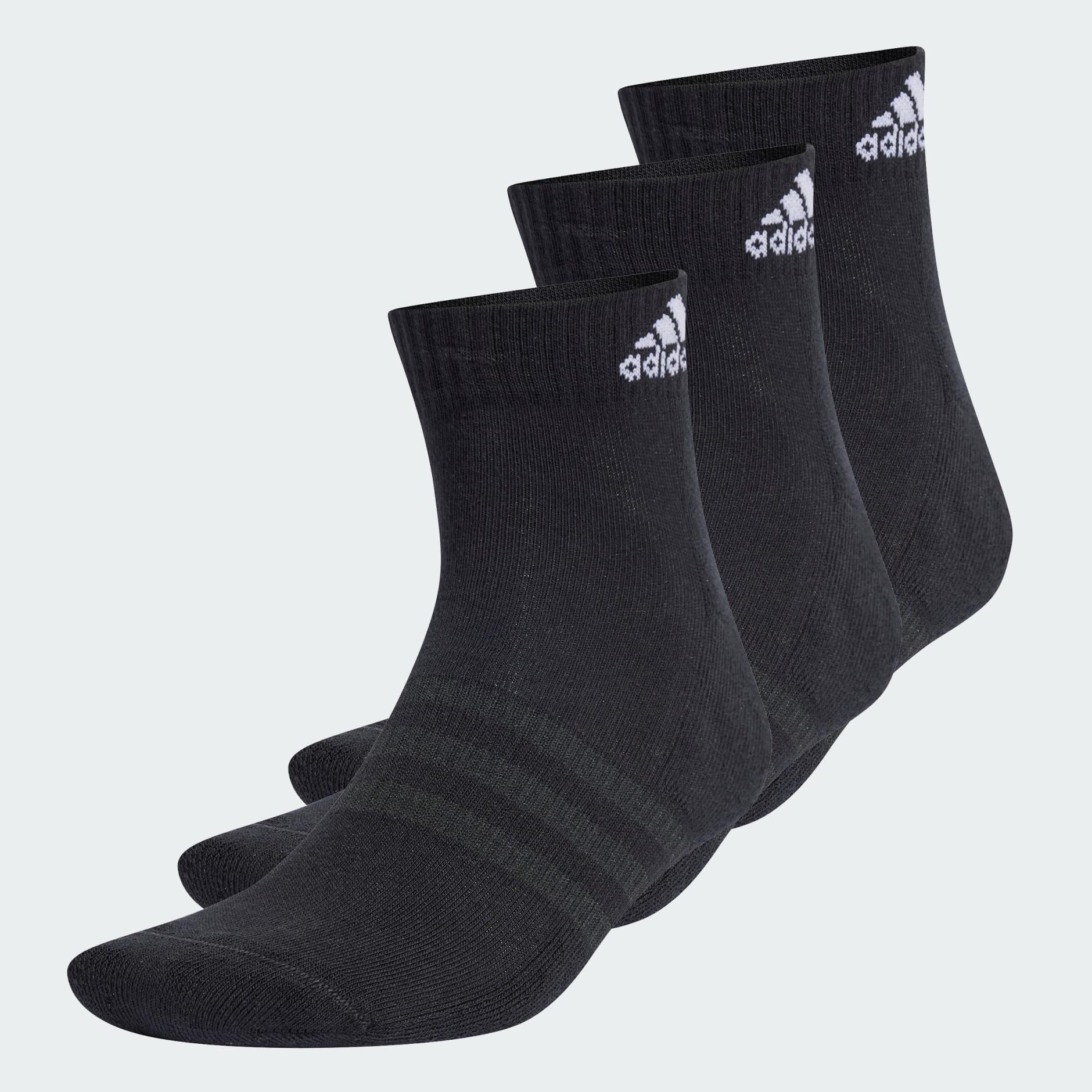 Black Cushioned Sportswear Ankle Socks, Set Of 3, , large image number 0