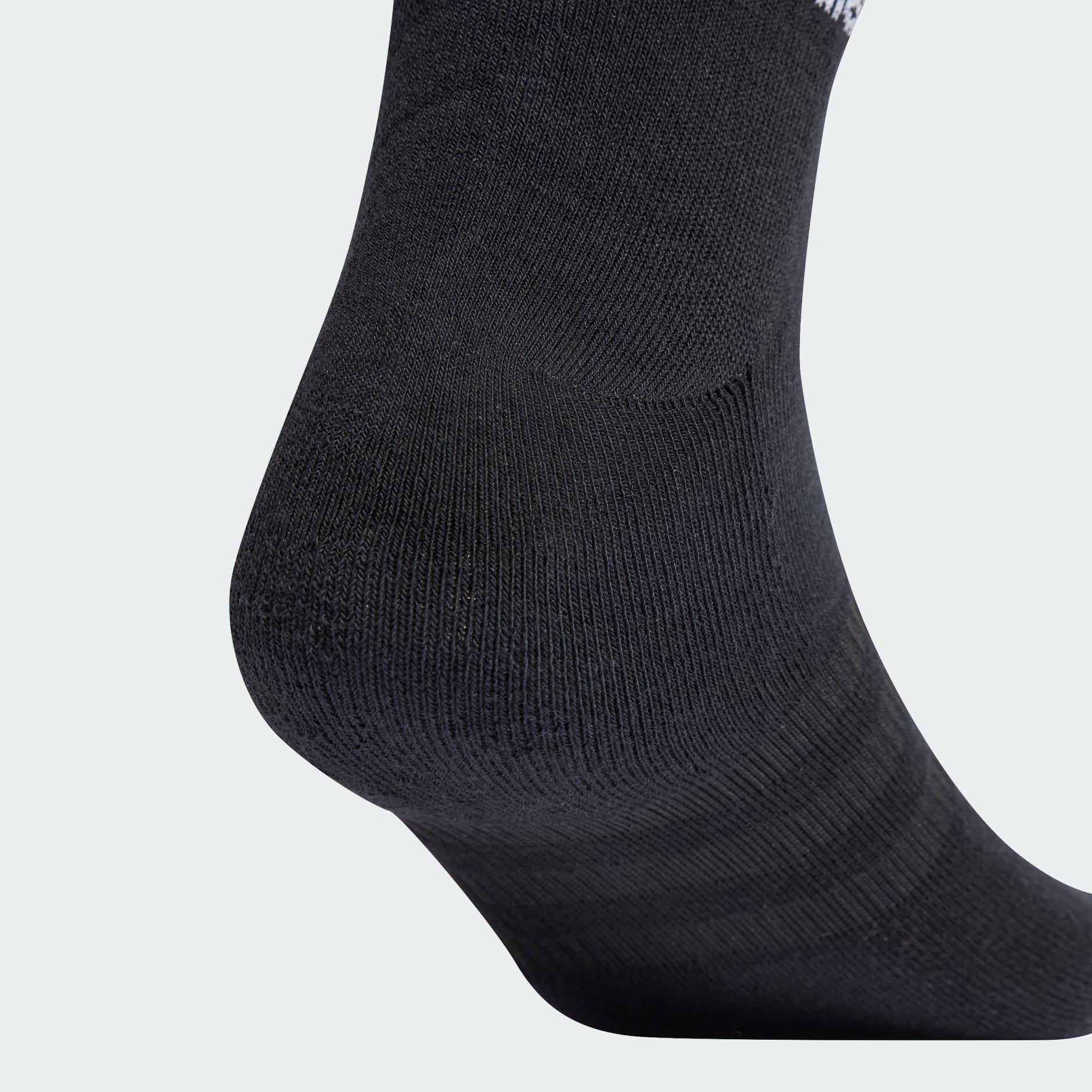 Black Cushioned Sportswear Ankle Socks, Set Of 3, , large image number 1