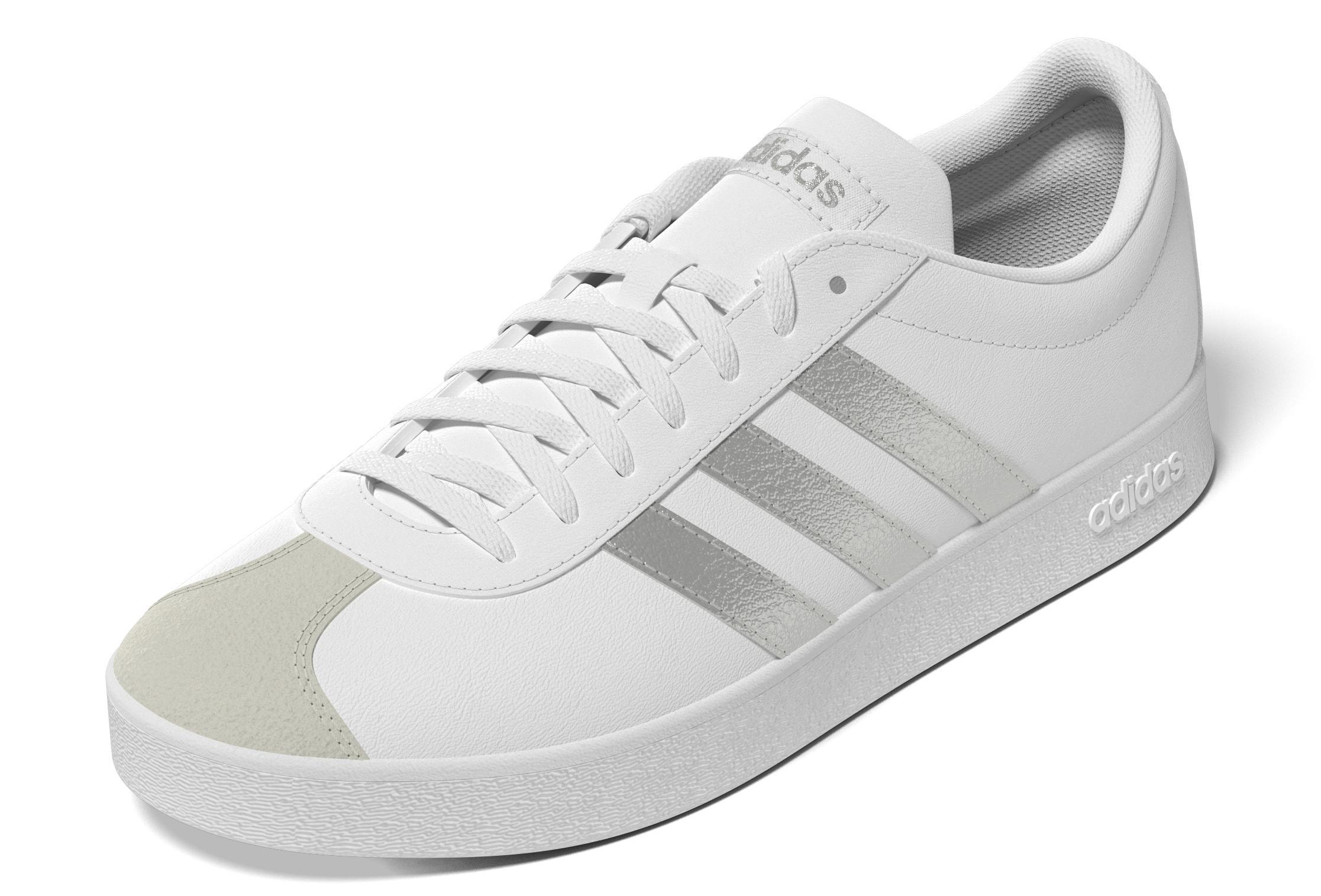 White Vl Court Base Sneakers, , large image number 8