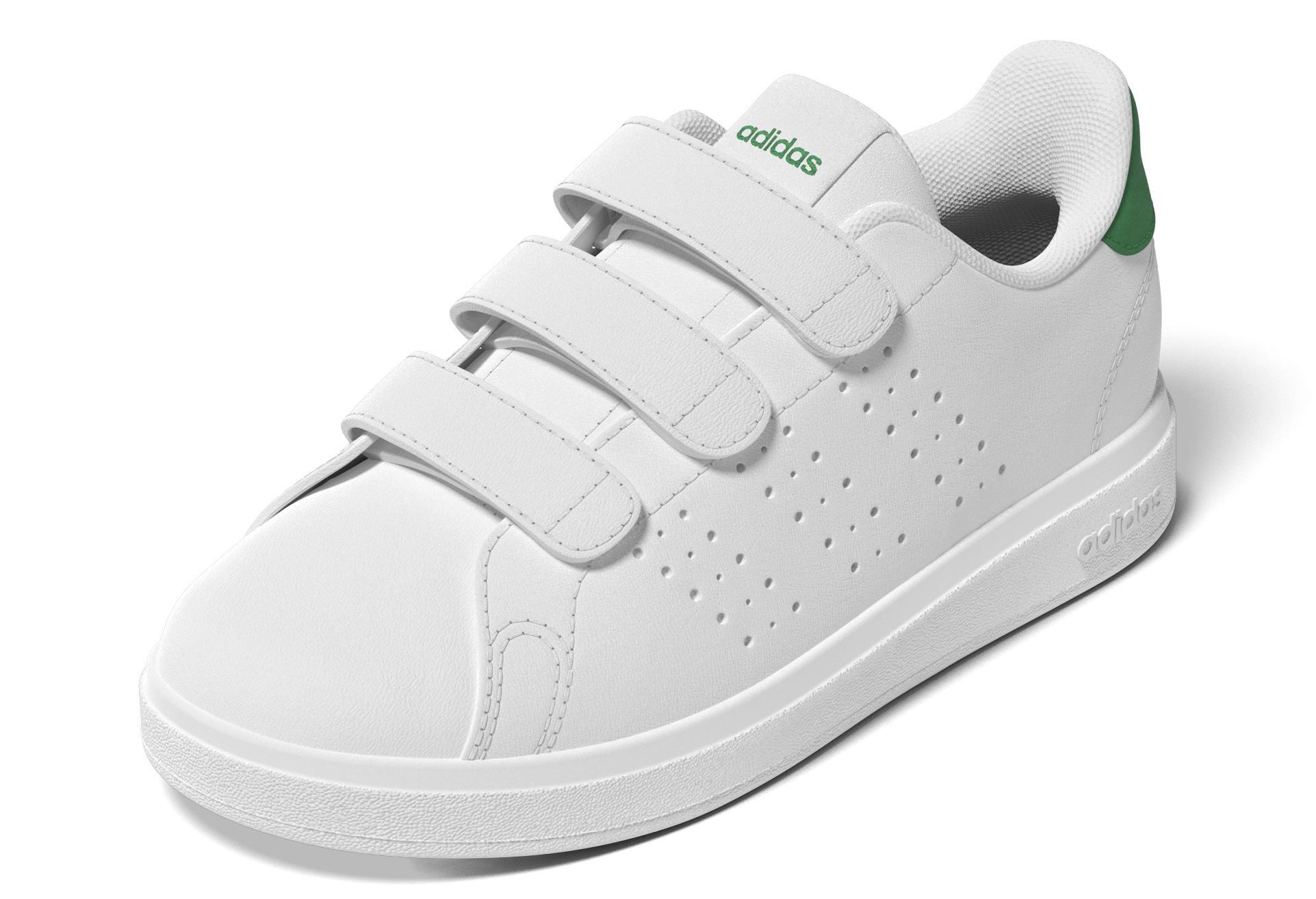 White Advantage Base Sneakers, Kids Unisex, , large image number 8