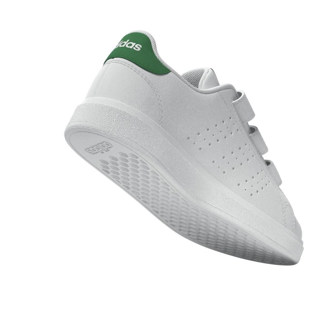 White Advantage Base Sneakers, Kids Unisex, , large image number 9