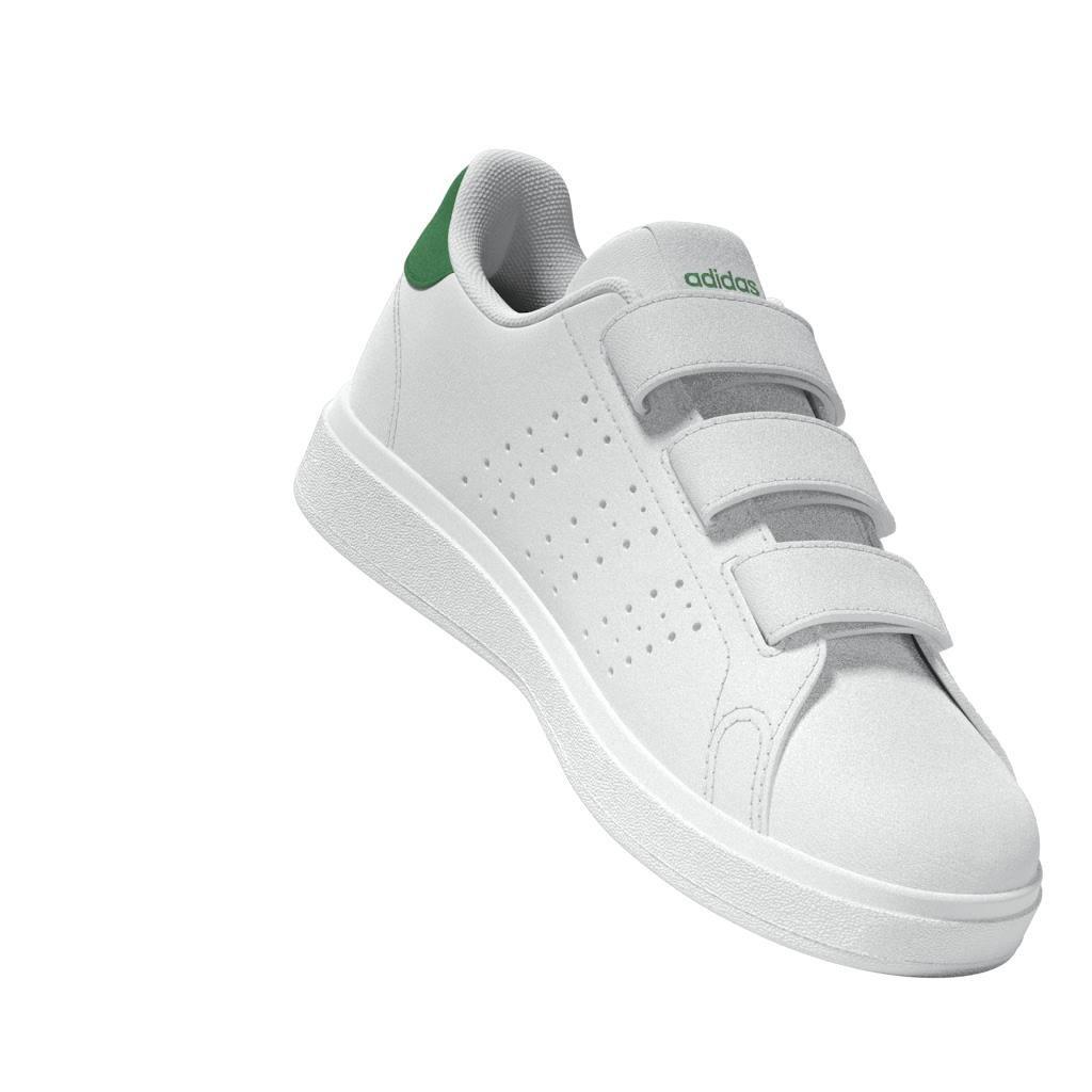 White Advantage Base Sneakers, Kids Unisex, , large image number 10