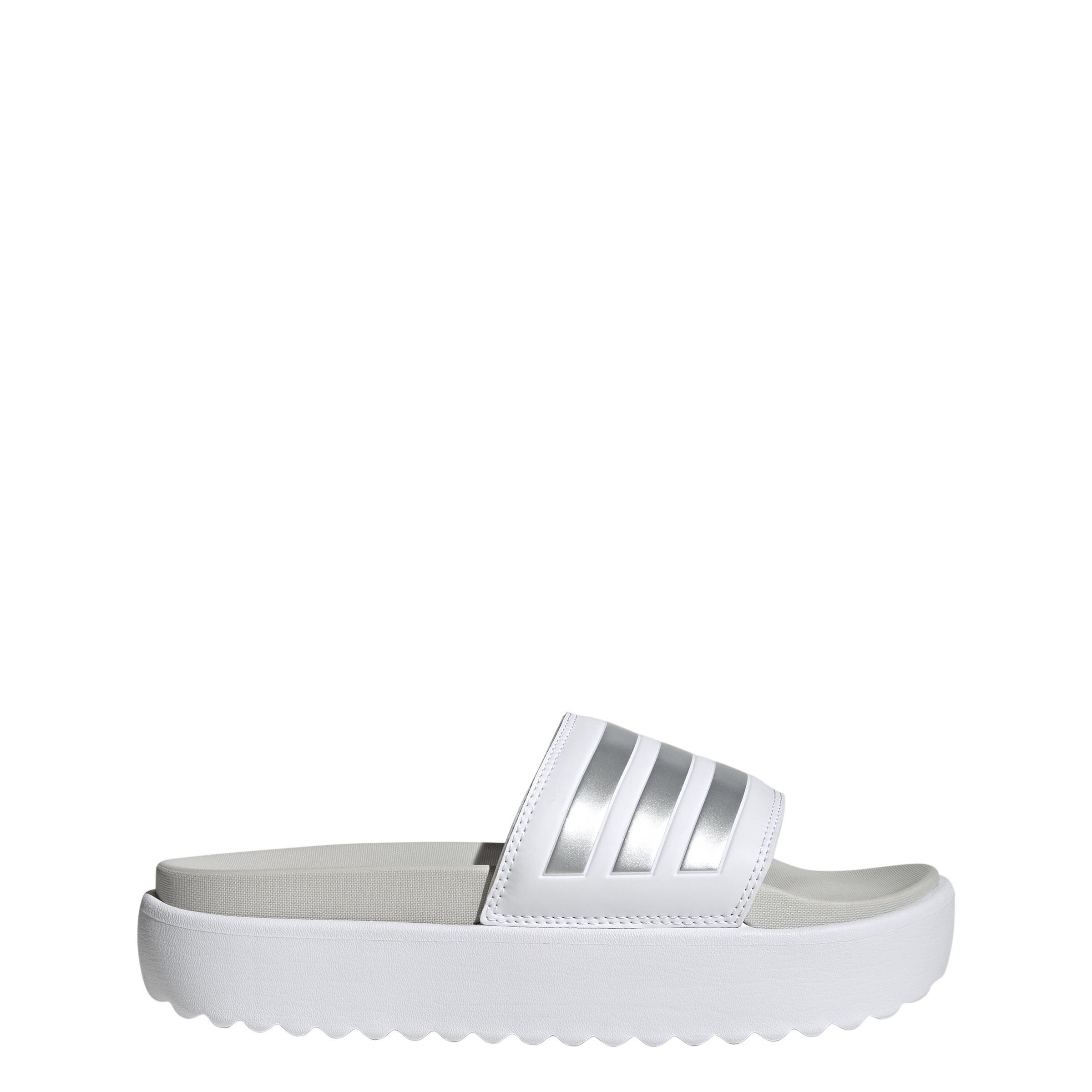 White Sandals Platform, No Color, large image number 10