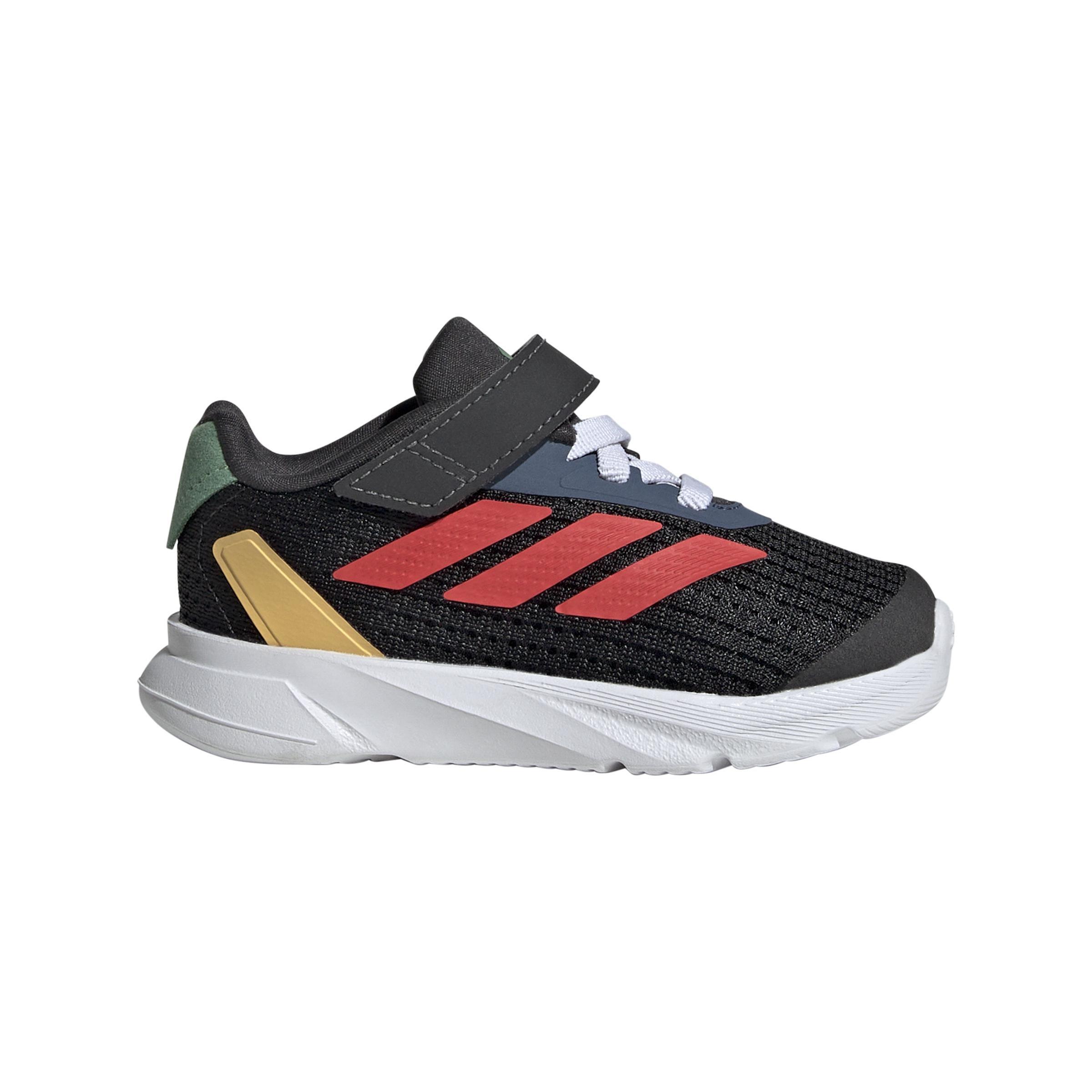 Black Strap Detail Sneakers , Kids Boys, , large image number 0