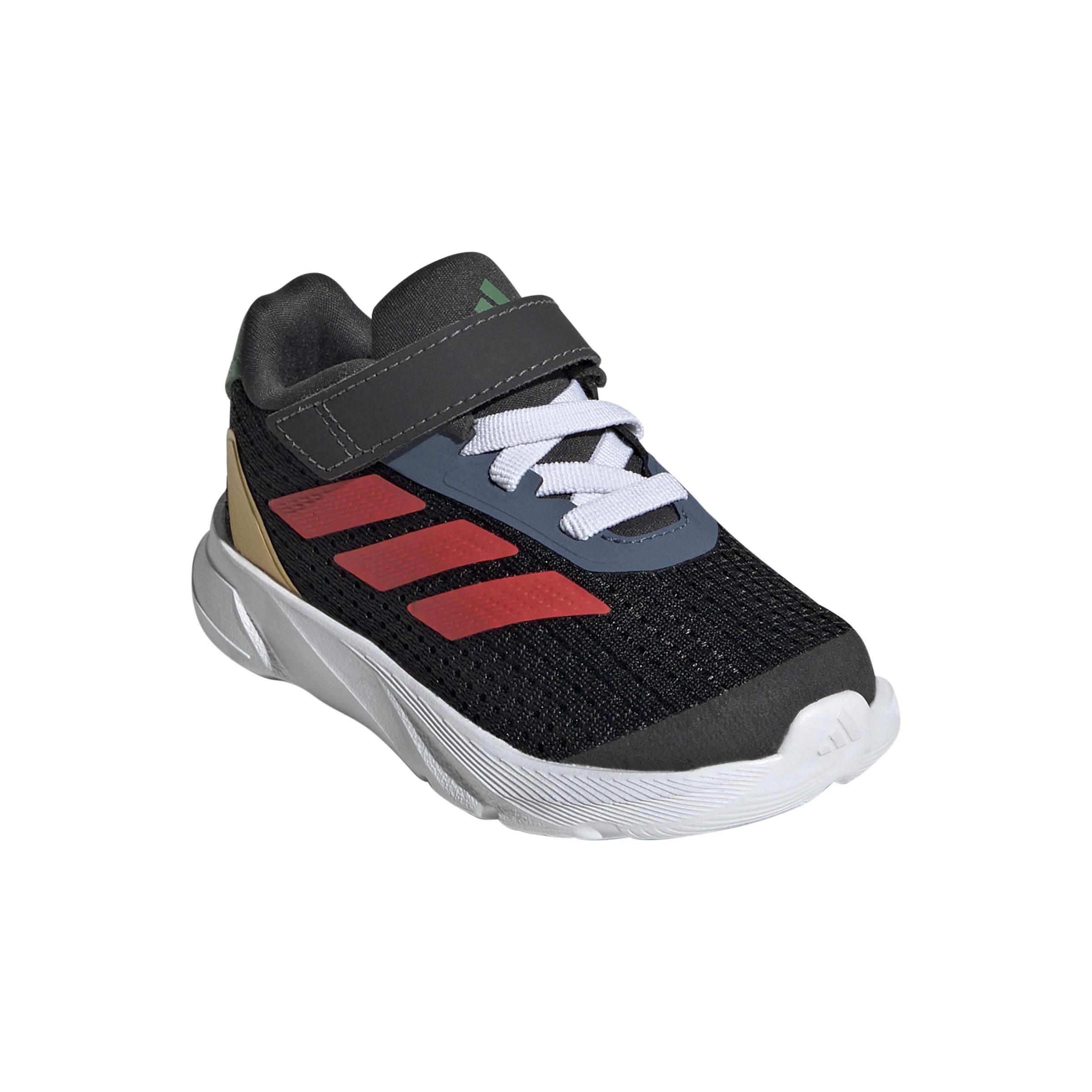 Black Strap Detail Sneakers , Kids Boys, , large image number 2