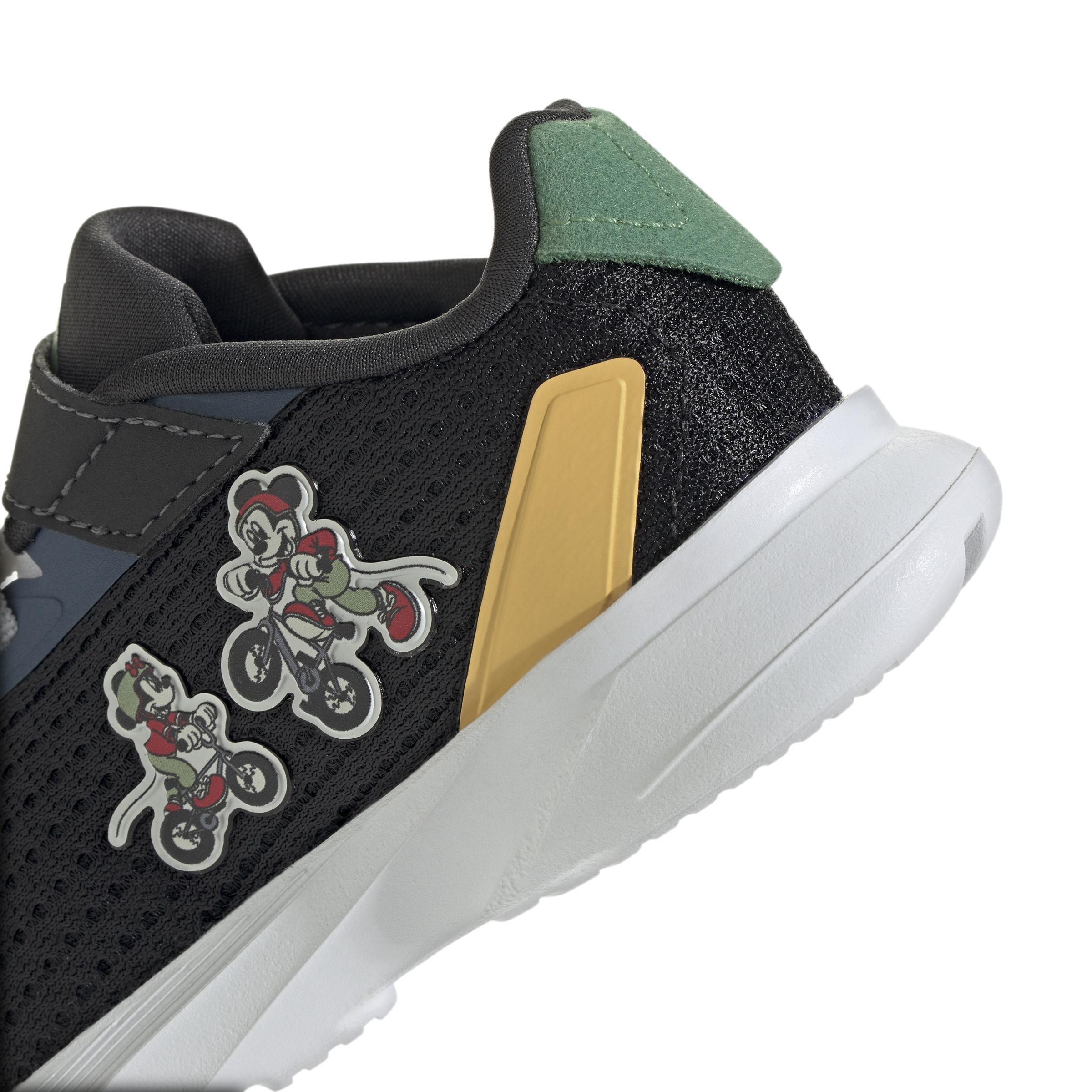 Black Strap Detail Sneakers , Kids Boys, , large image number 4