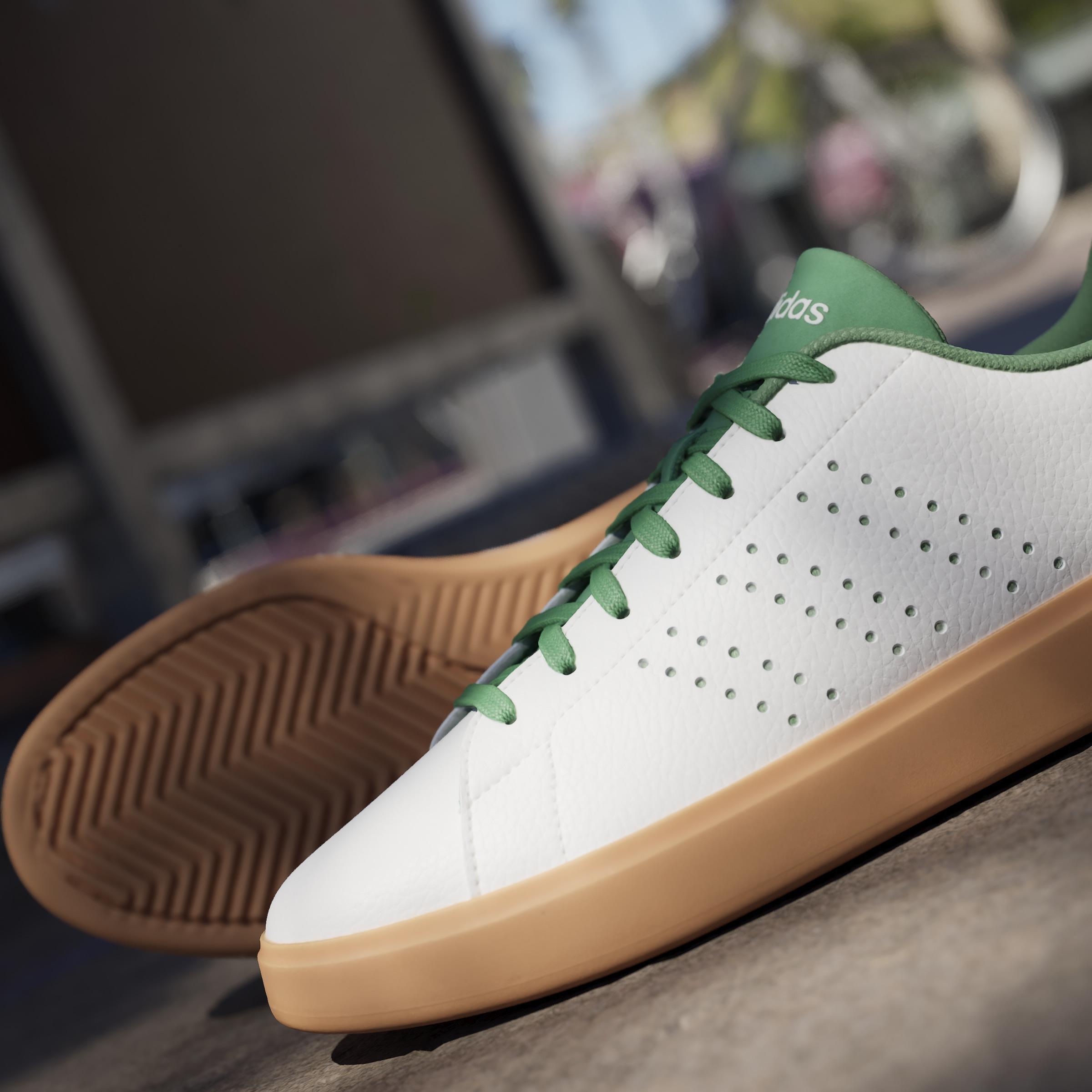 White Advantage Base Sneakers, , large image number 14